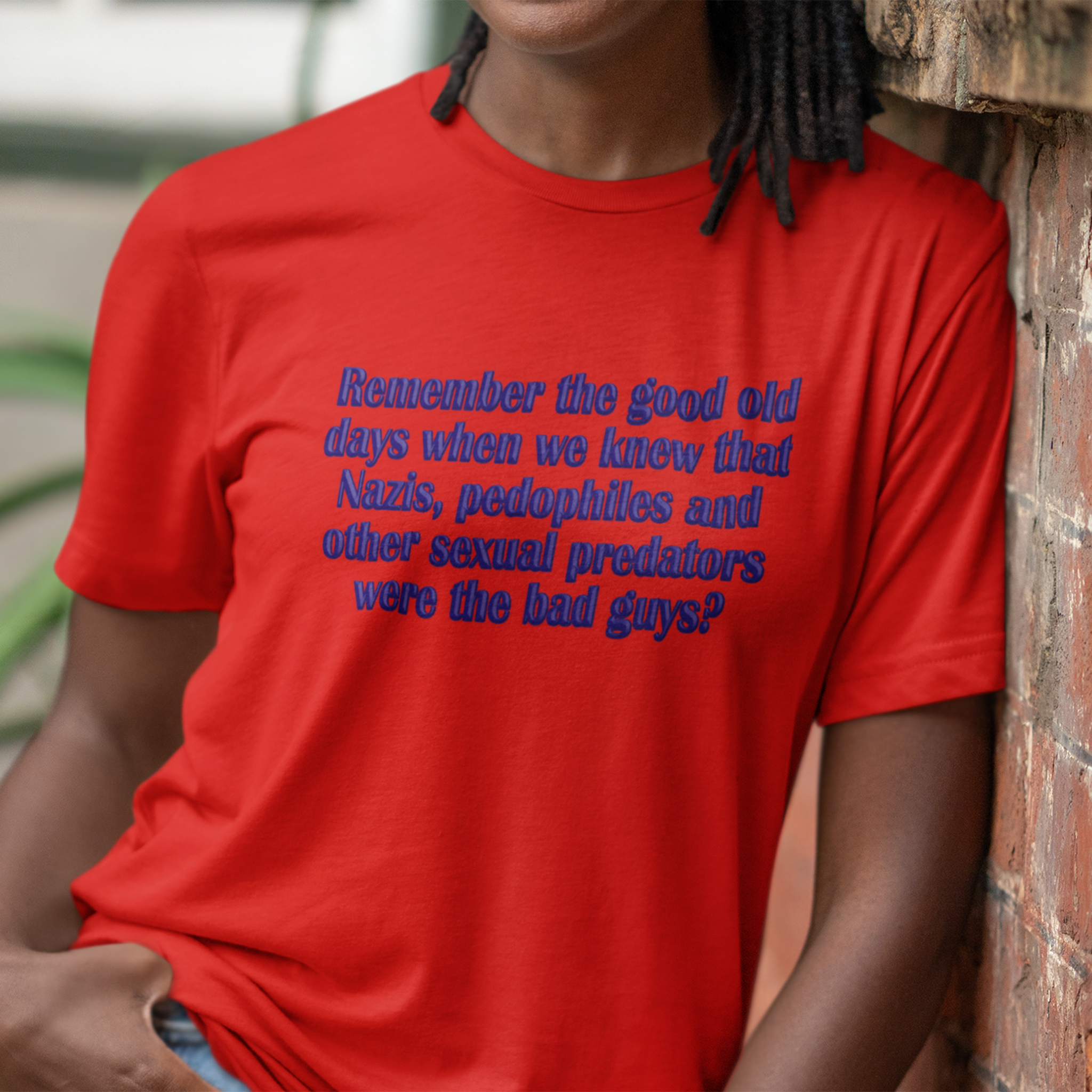 GOOD OLD DAYS T-SHIRT/RED