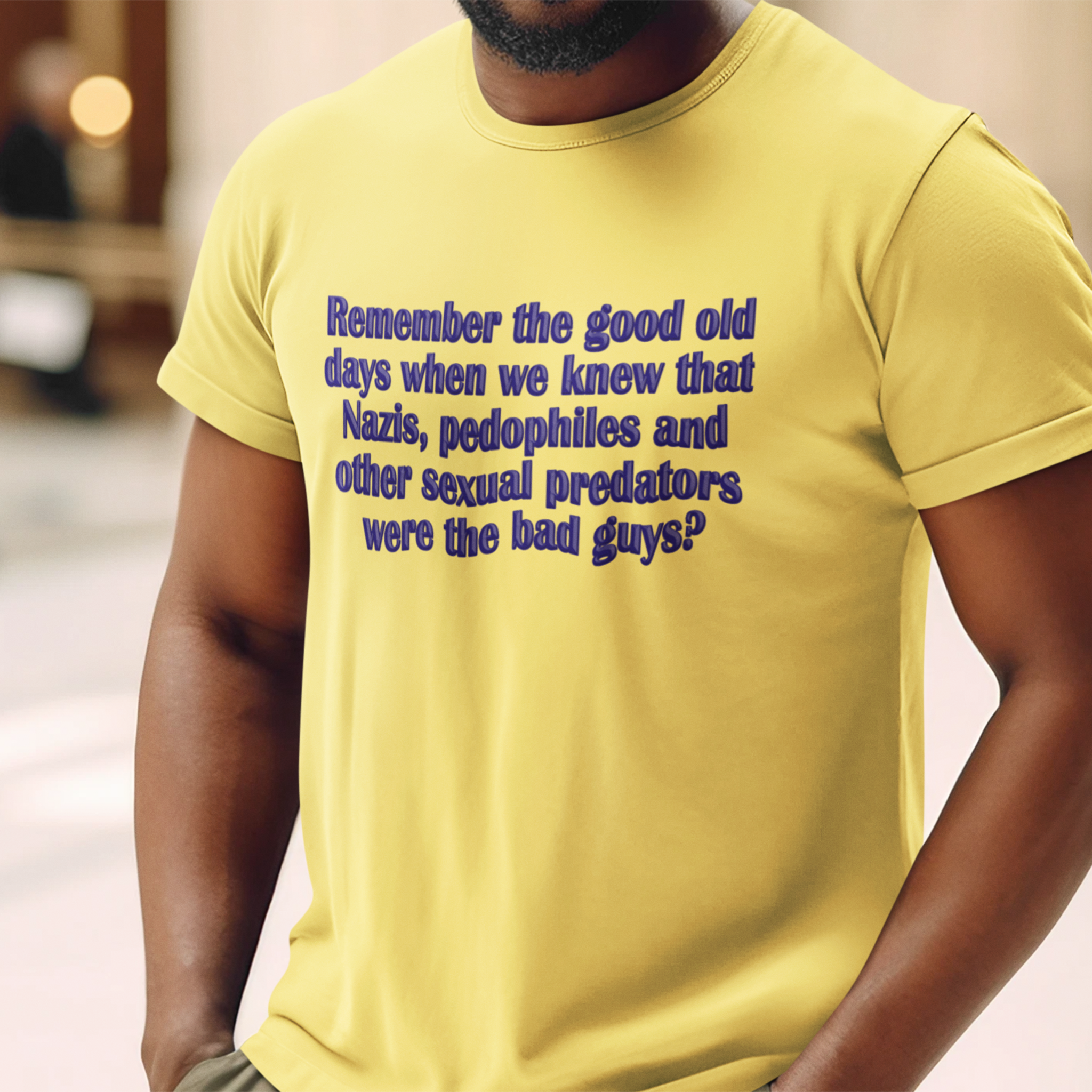 GOOD OLD DAYS T-SHIRT/YELLOW