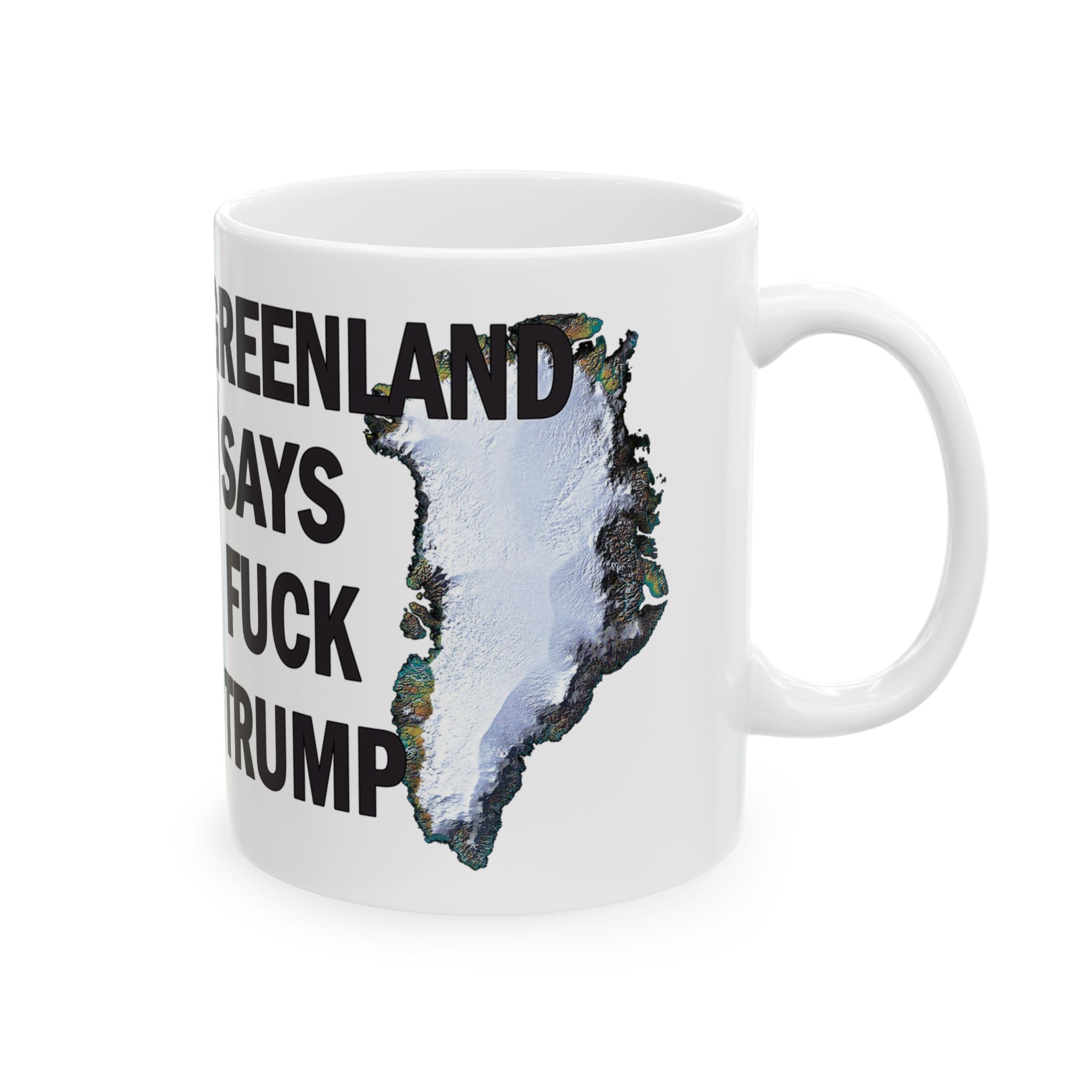 GREENLAND CERAMIC MUG/WHITE