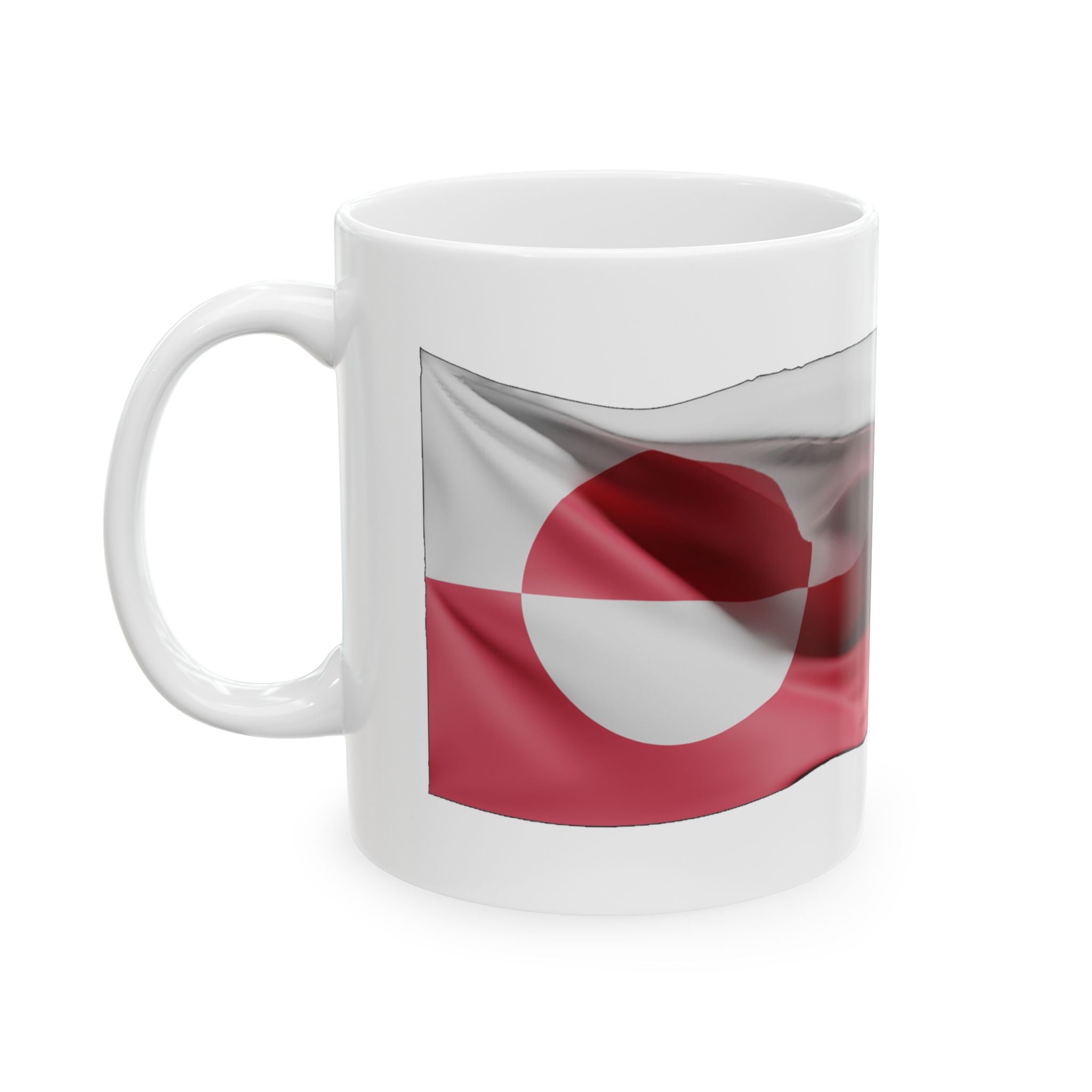 GREENLAND CERAMIC MUG/WHITE
