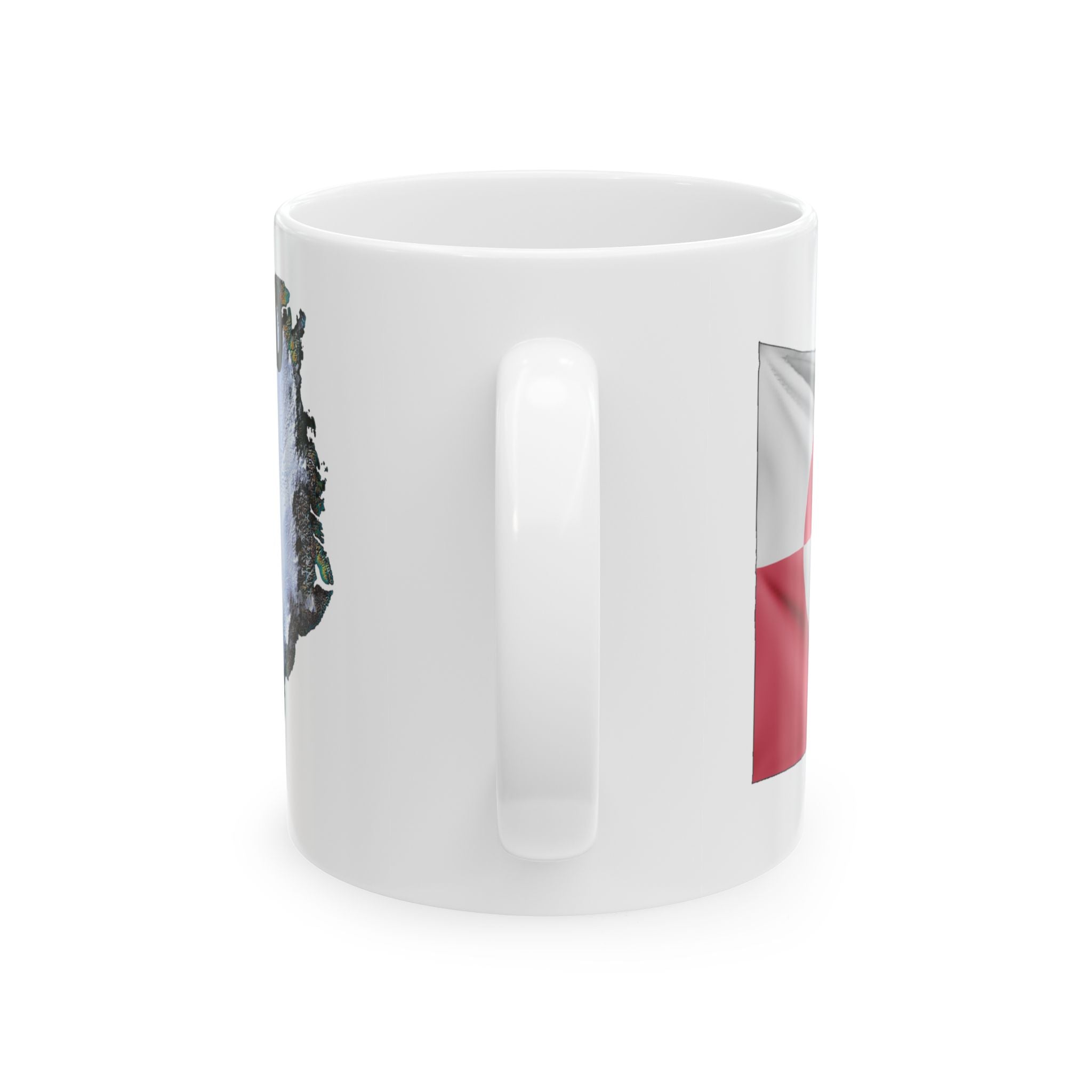 GREENLAND CERAMIC MUG/WHITE