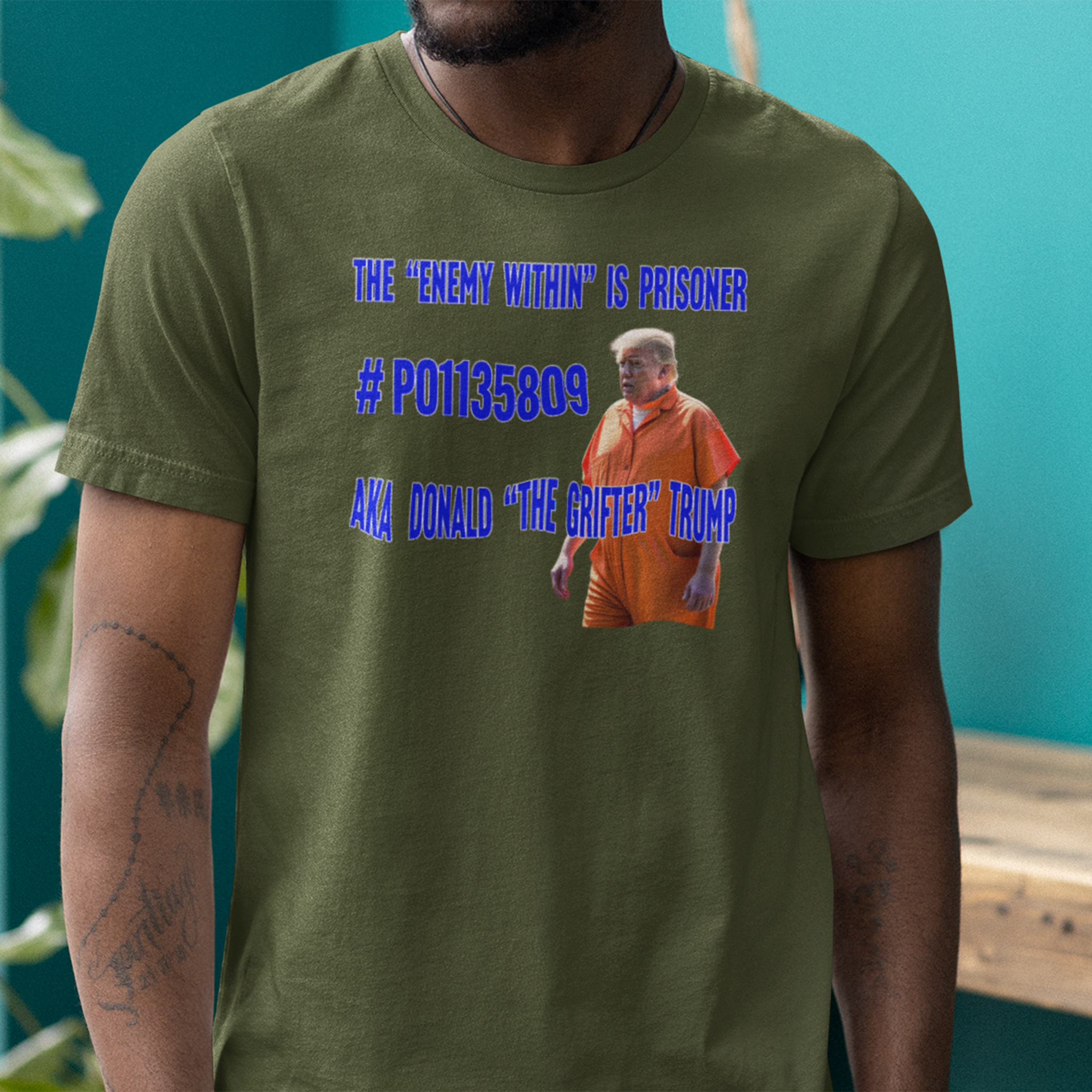 GRIFTER T-SHIRT/OLIVE