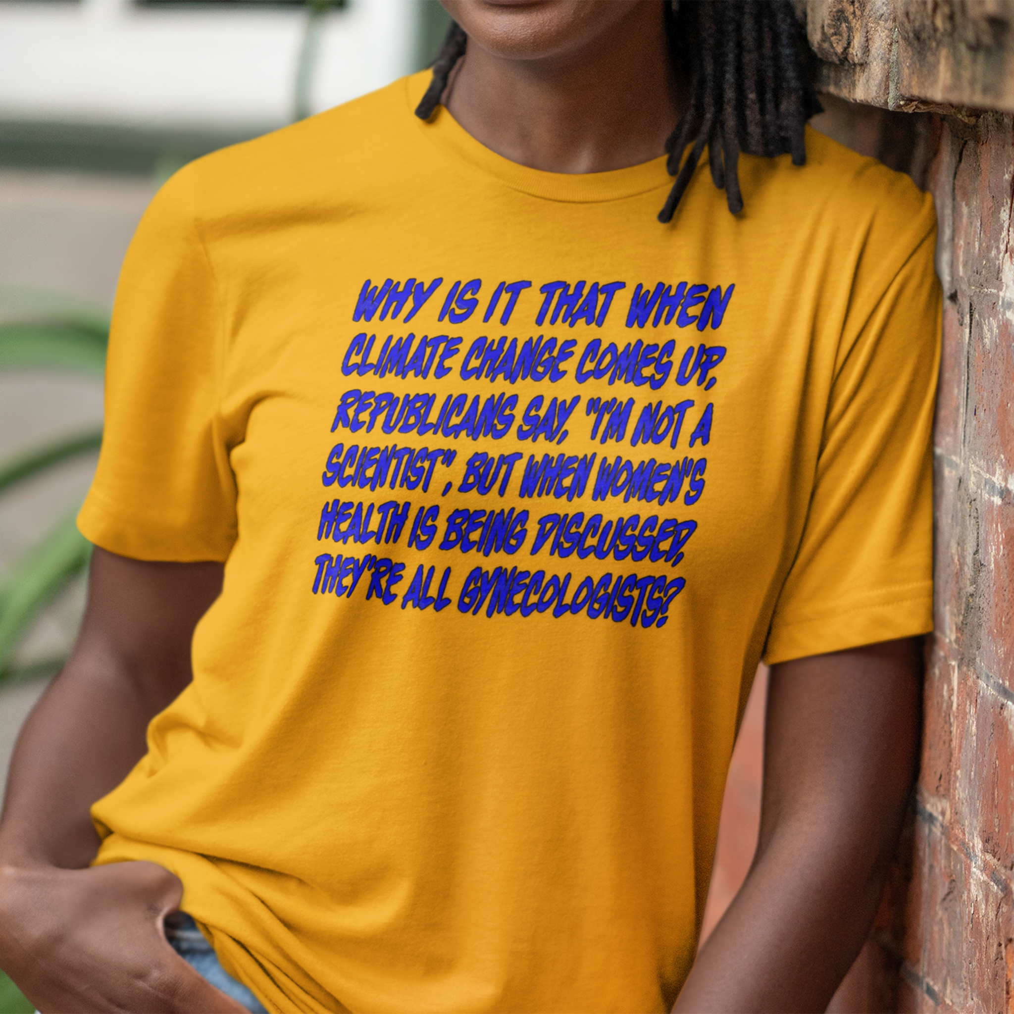 GYNECOLOGISTS T-SHIRT/GOLD
