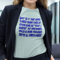 GYNECOLOGISTS T-SHIRT/HEATHER ICE BLUE