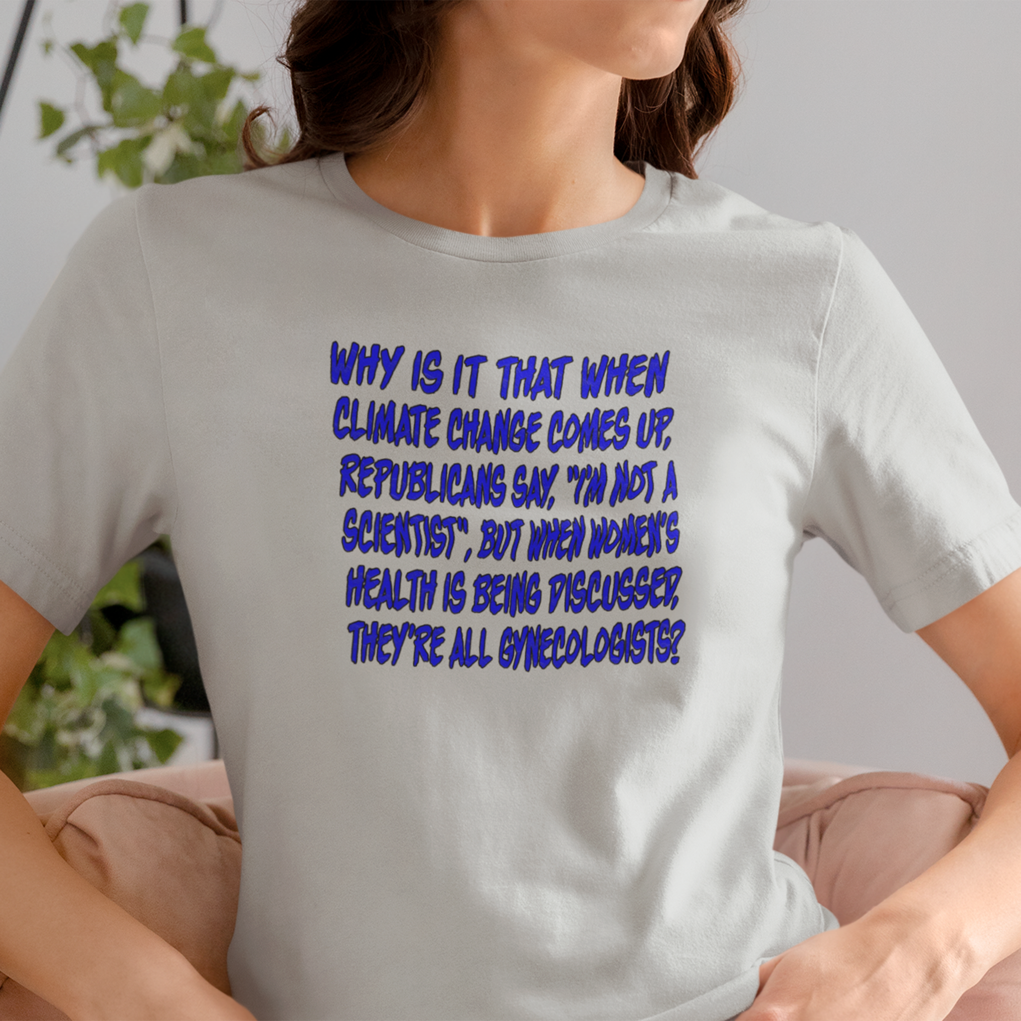 GYNECOLOGISTS T-SHIRT/SILVER