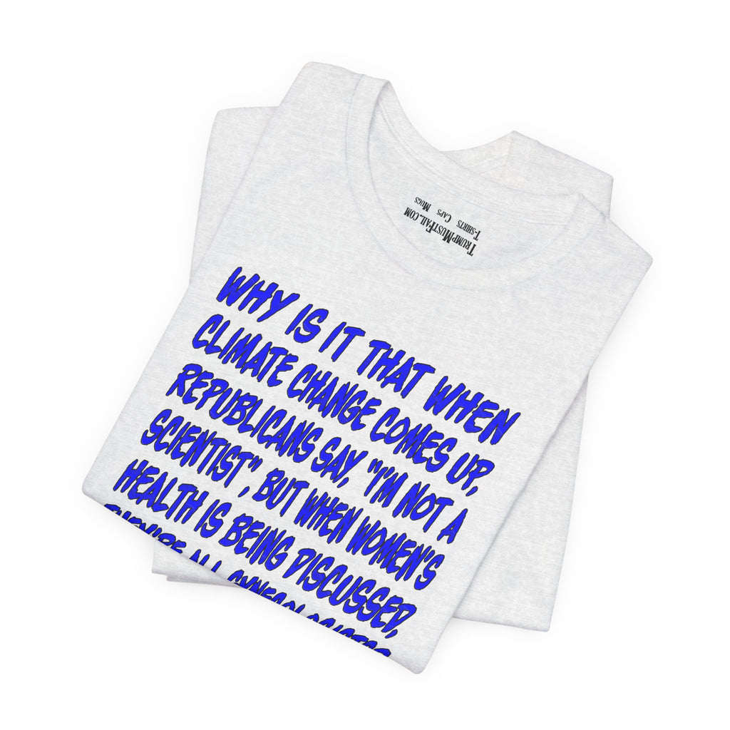 GYNECOLOGISTS T-SHIRT/ASH