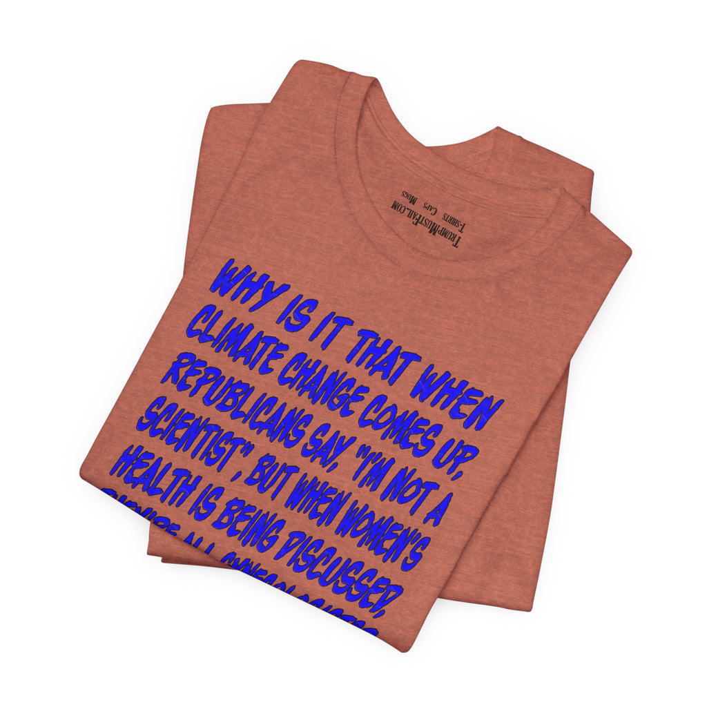 GYNECOLOGISTS T-SHIRT/HEATHER  CLAY