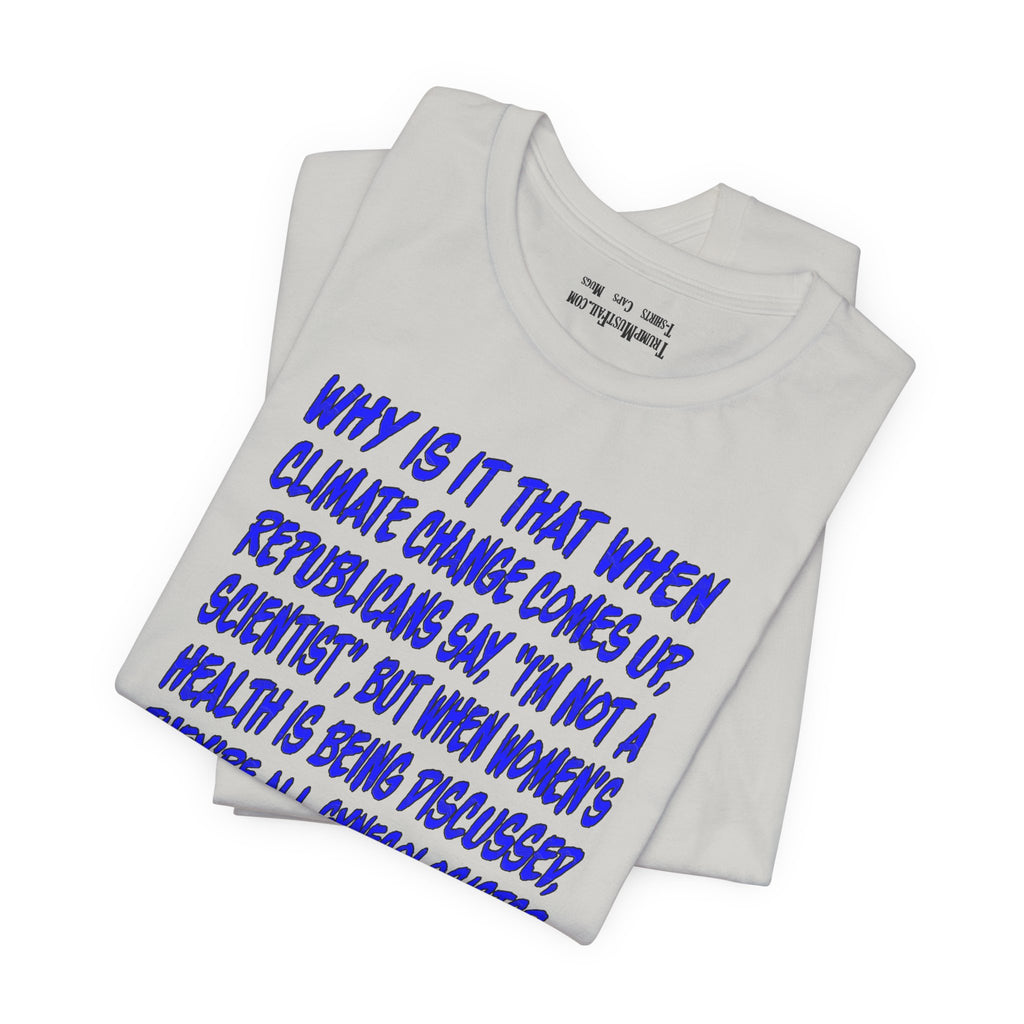 GYNECOLOGISTS T-SHIRT/SILVER