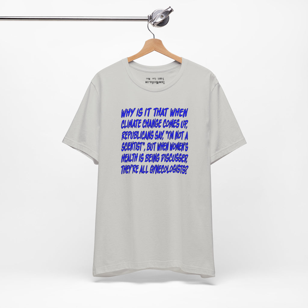 GYNECOLOGISTS T-SHIRT/SILVER