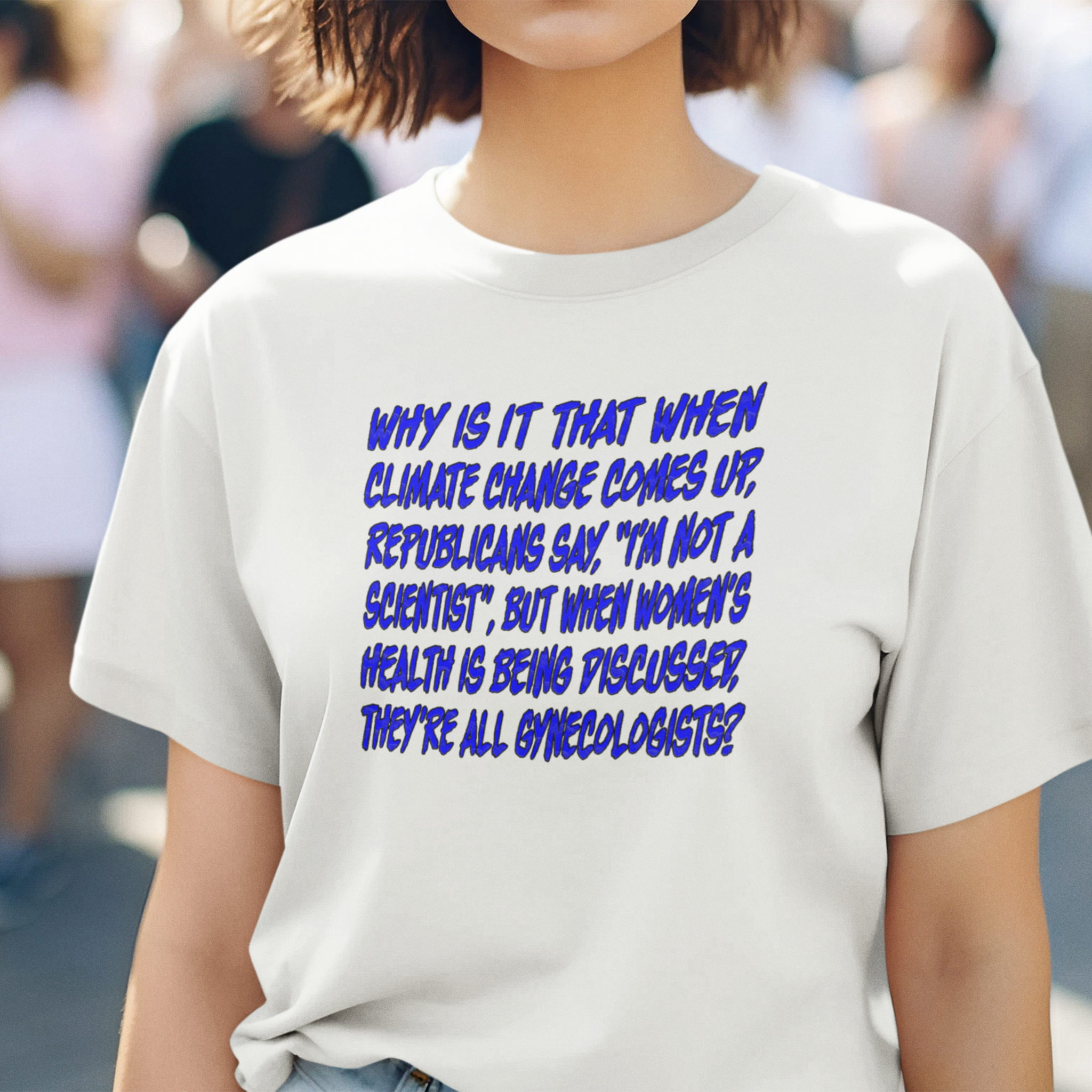 GYNECOLOGISTS T-SHIRT/WHITE