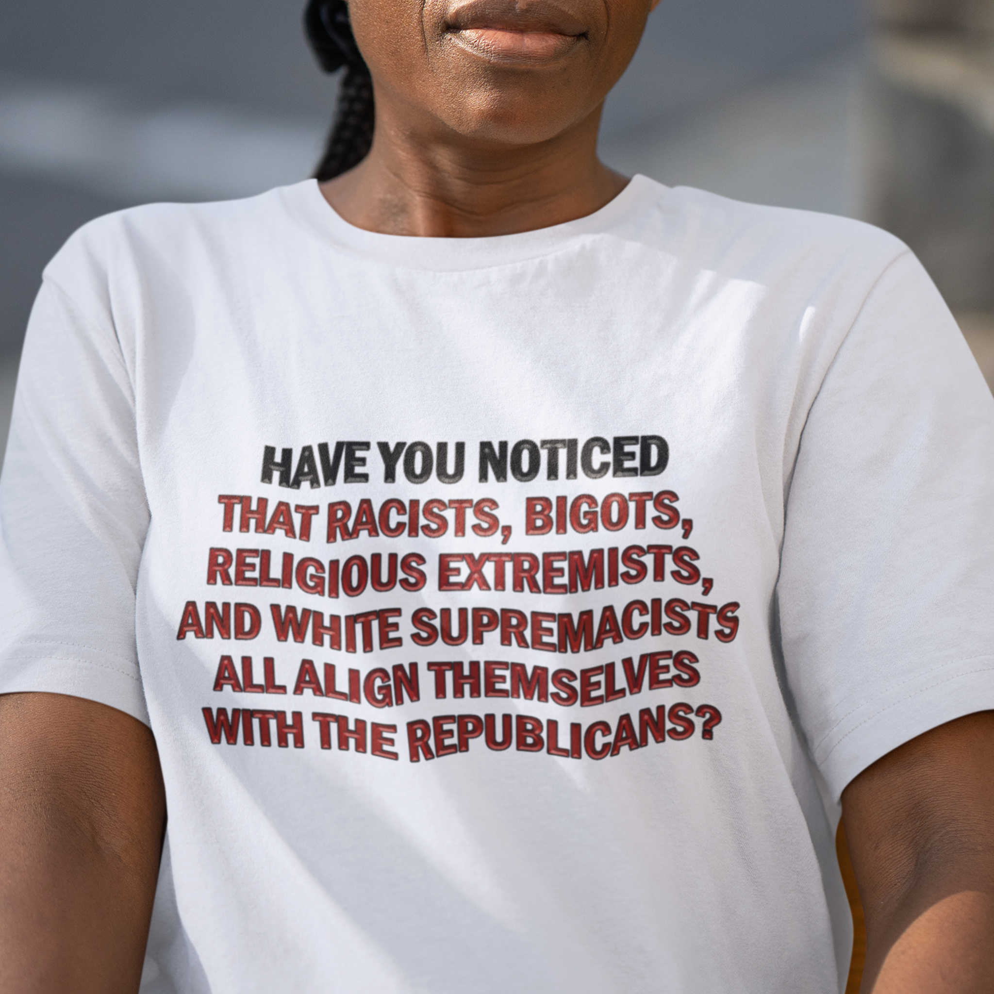 HAVE YOU NOTICED T-SHIRT/ASH