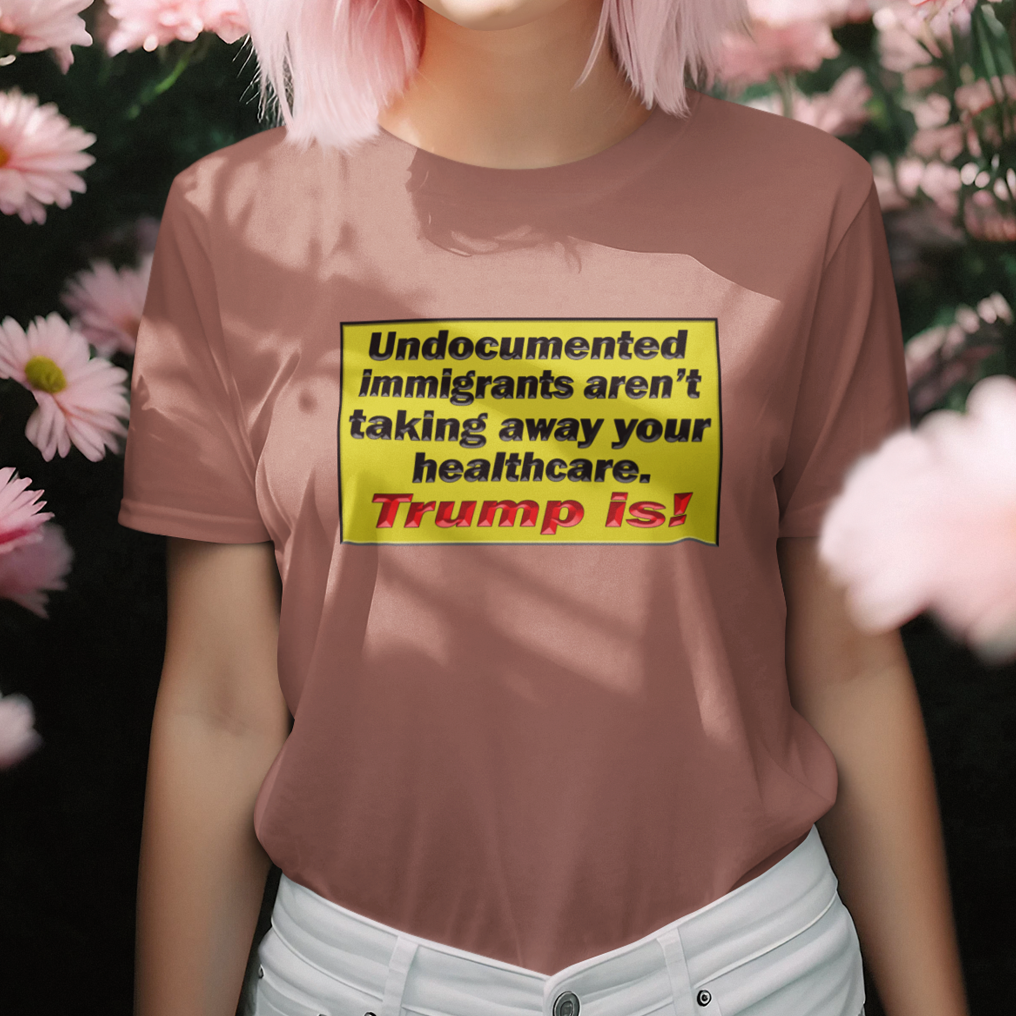 HEALTHCARE T-SHIRT/HEATHER CLAY