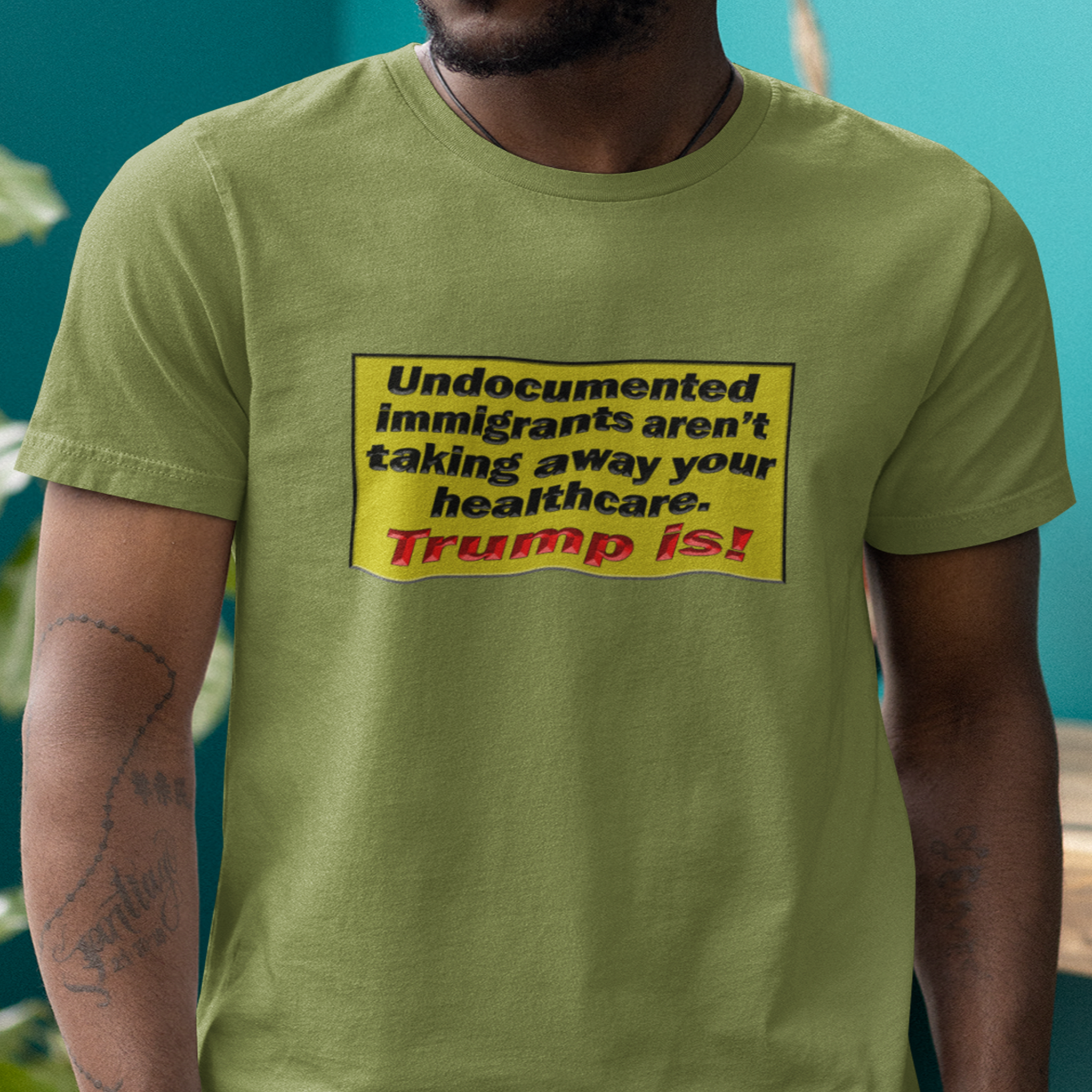 HEALTHCARE T-SHIRT/HEATHER GREEN