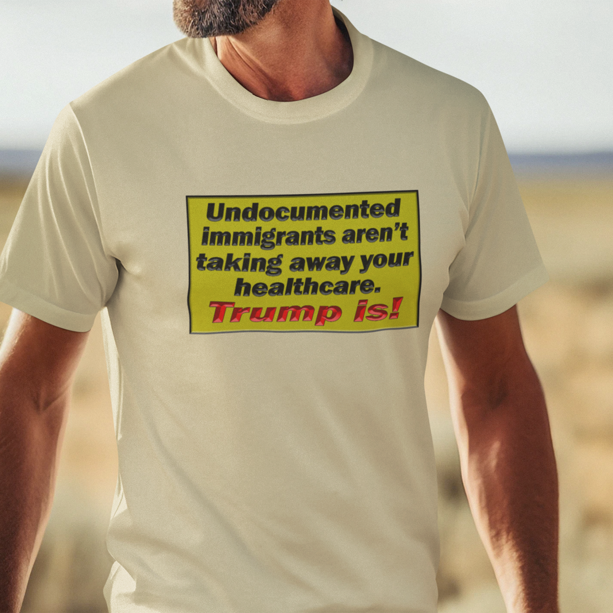 HEALTHCARE T-SHIRT/NATURAL