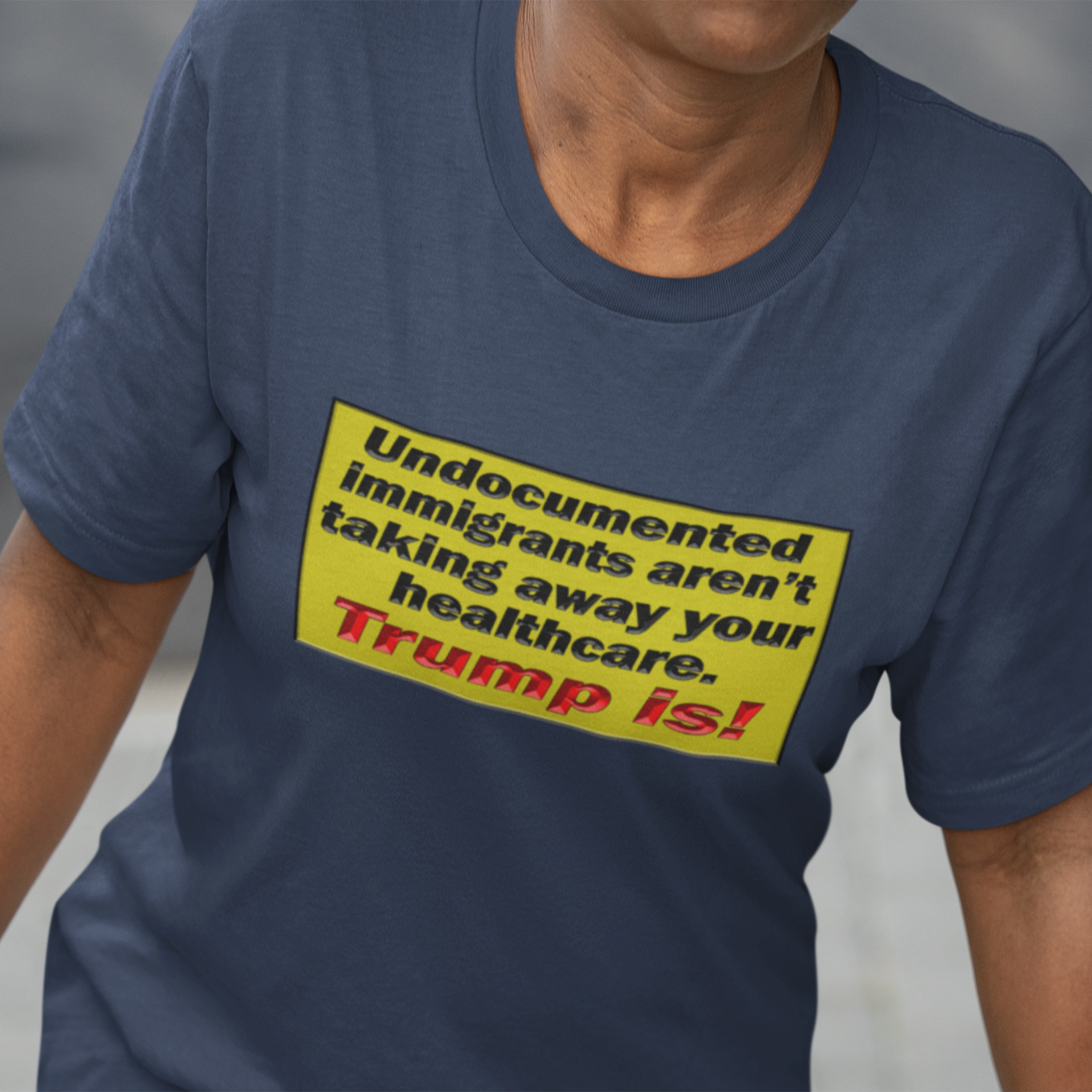 HEALTHCARE T-SHIRT/NAVY