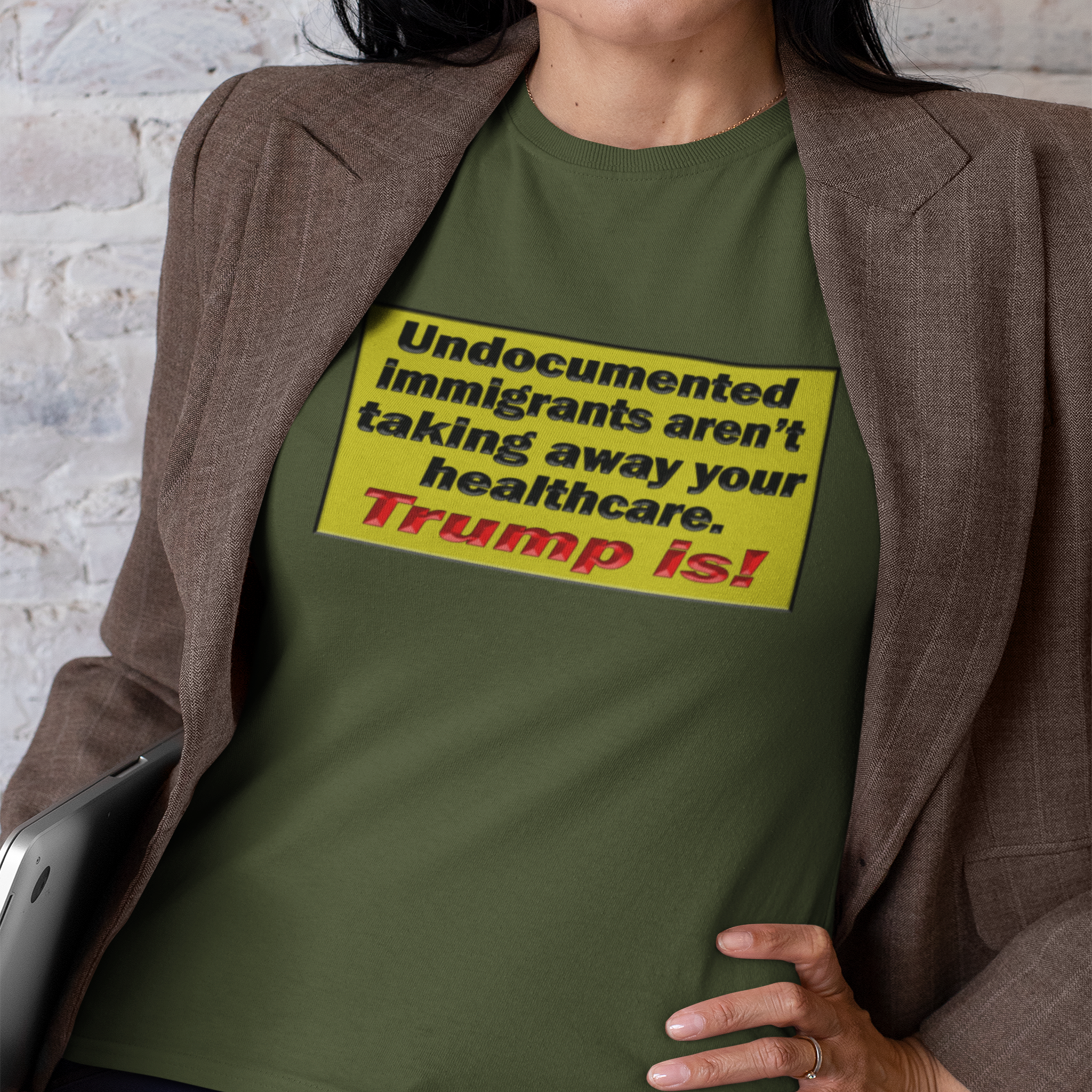 HEALTHCARE T-SHIRT/OLIVE