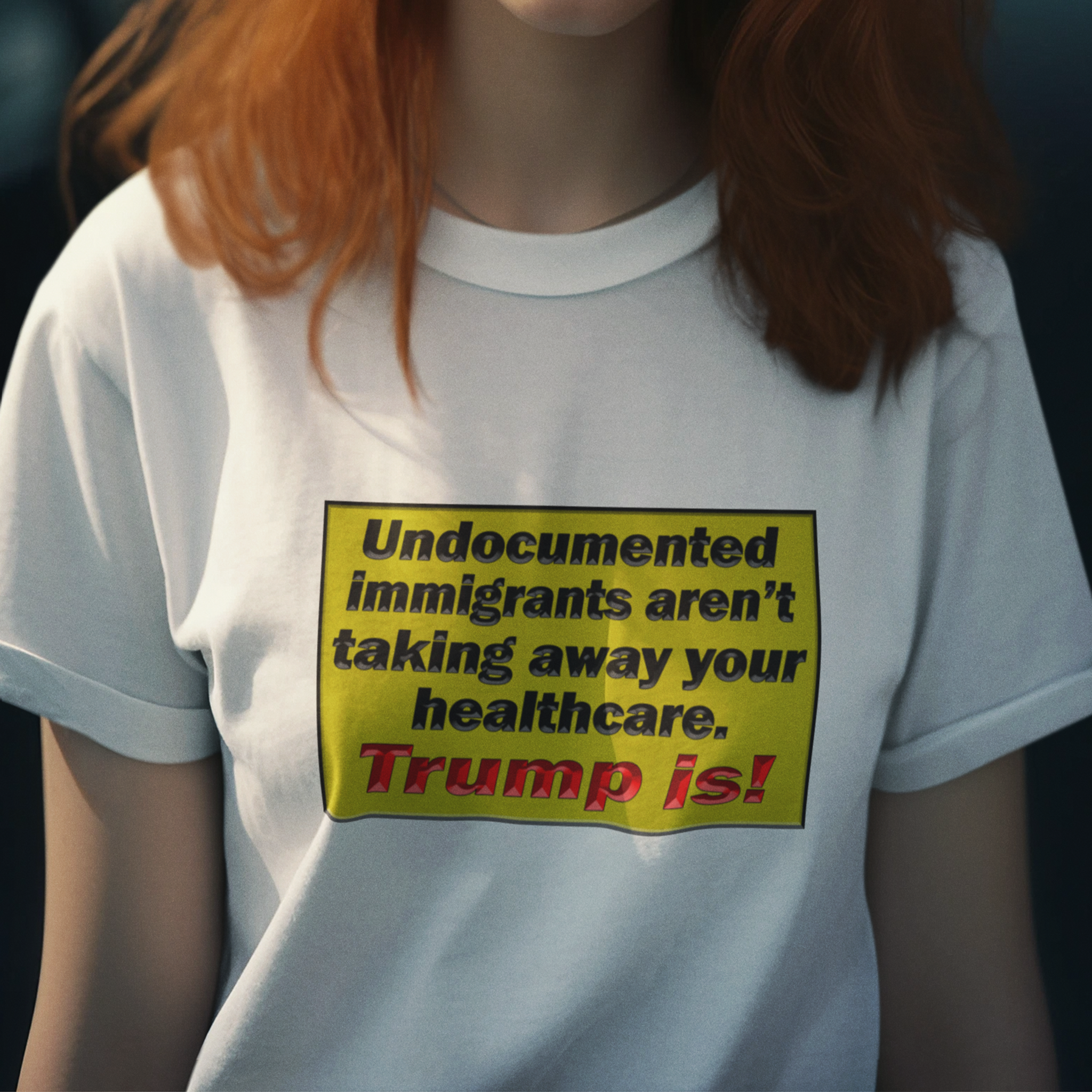 HEALTHCARE T-SHIRT/WHITE