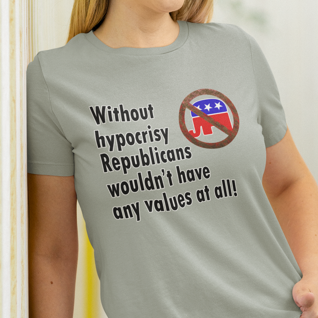 HYPOCRISY T-SHIRT/ATHLETIC HEATHER