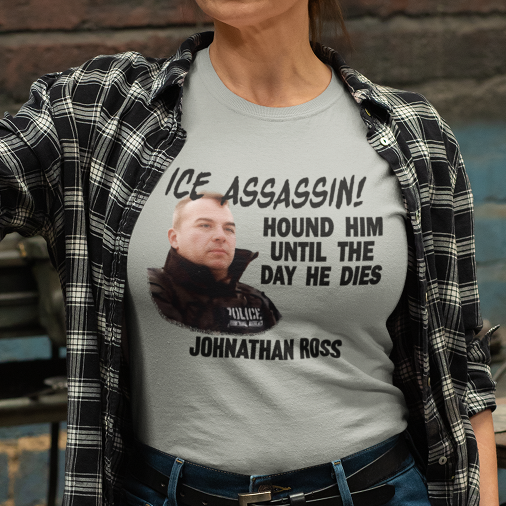 ICE ASSASSIN T-SHIRT/ATHLETIC HEATHER
