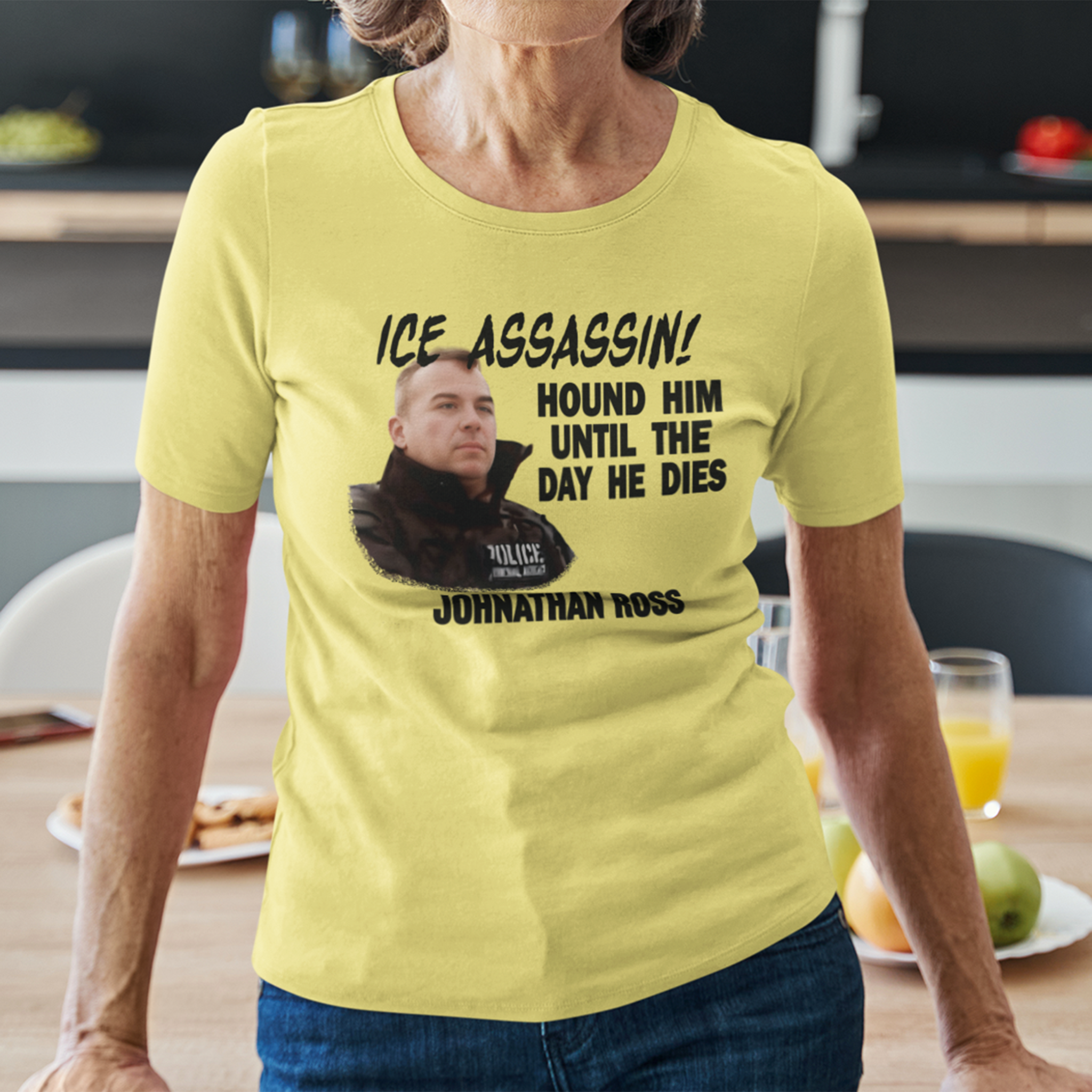 ICE ASSASSIN T-SHIRT/YELLOW