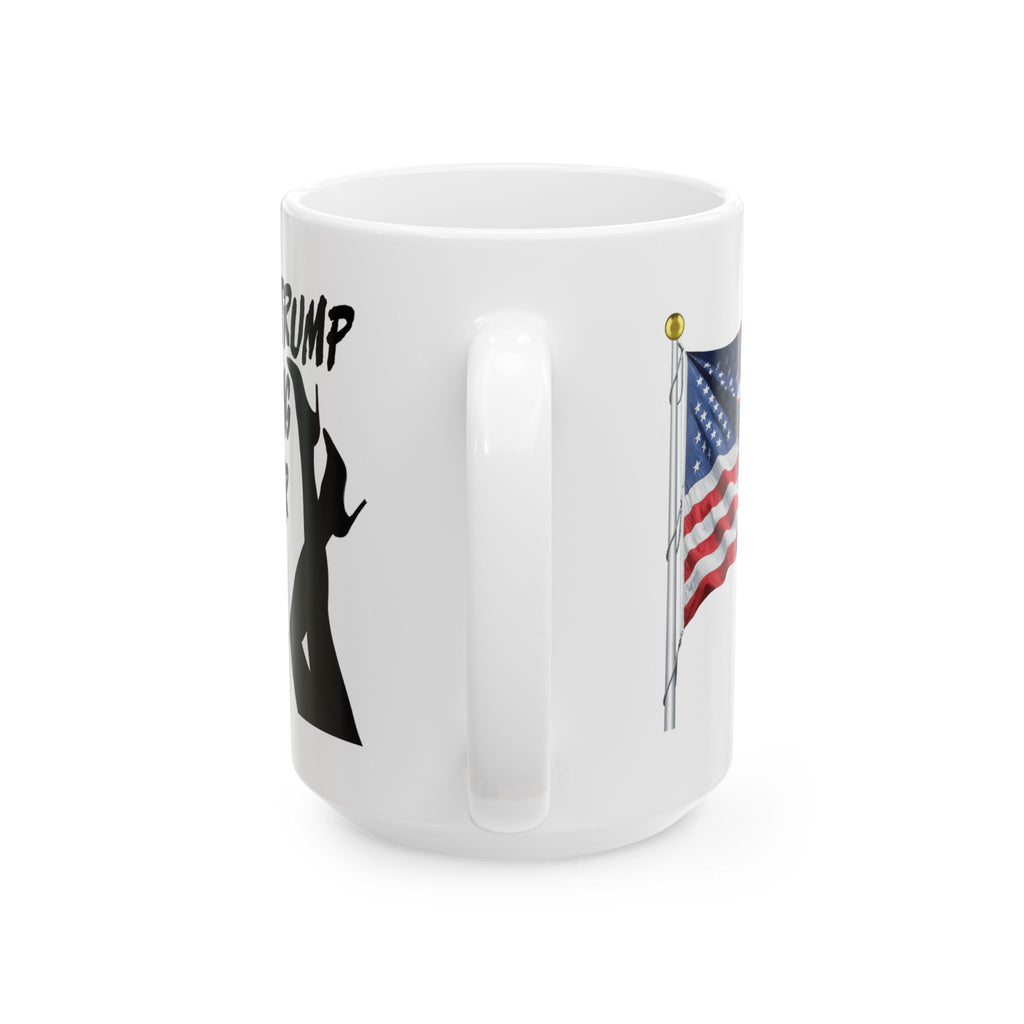 IDOLIZING TRUMP THE STRIPPER LIKES YOU CERAMIC MUG/WHITE