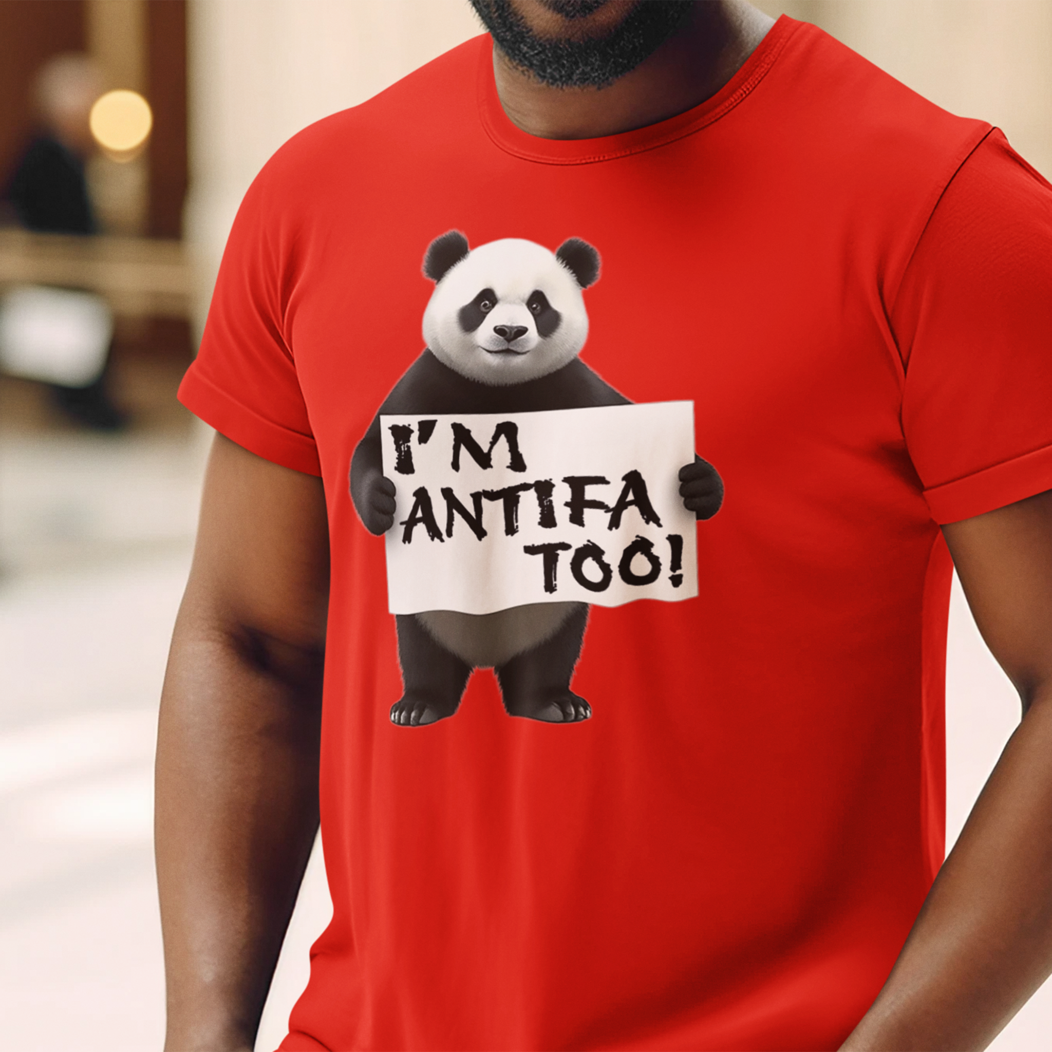 I'M ANTIFA TOO T-SHIRT/RED