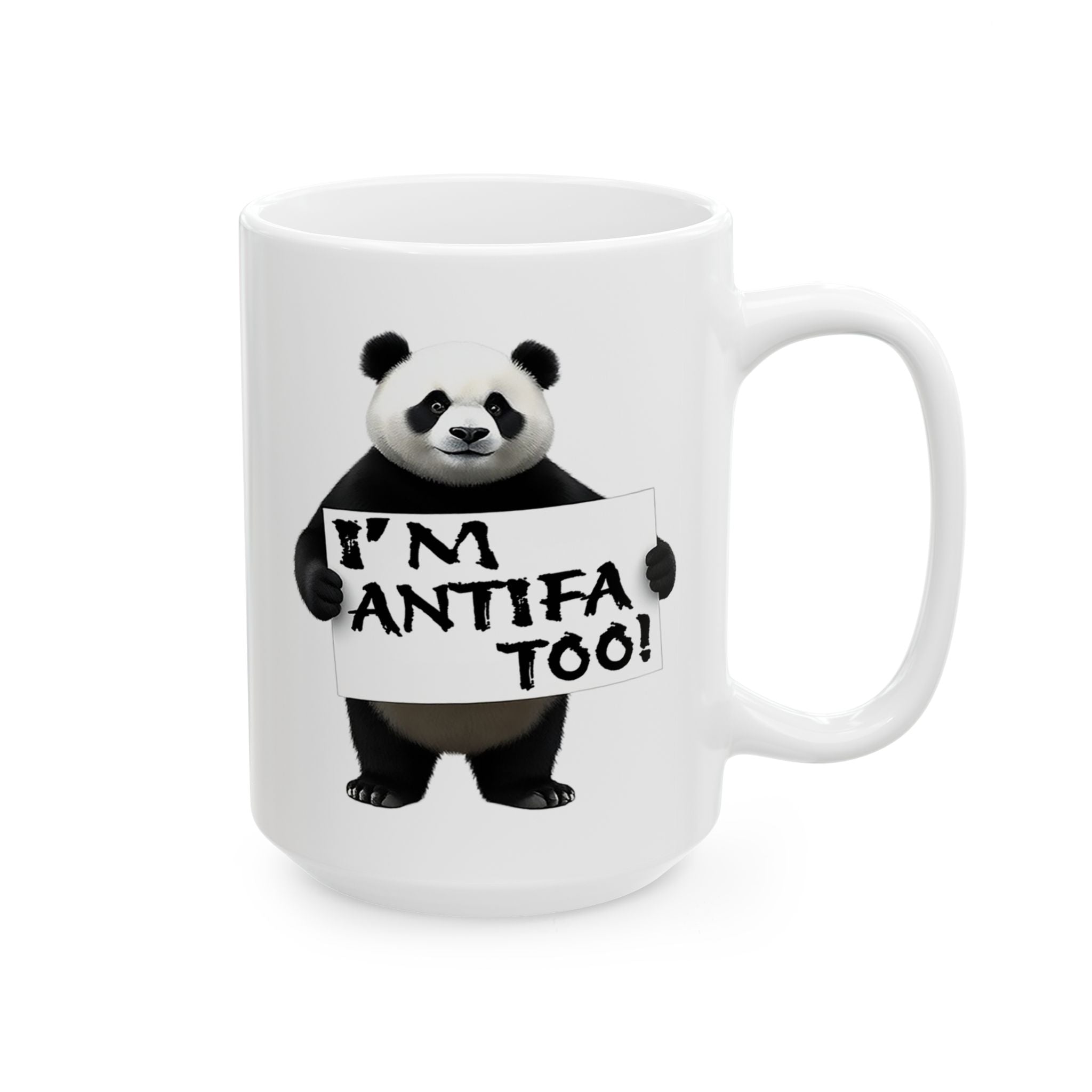 I'M ANTIFA TOO CERAMIC MUG/WHITE