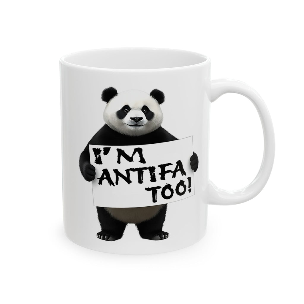 I'M ANTIFA TOO CERAMIC MUG/WHITE