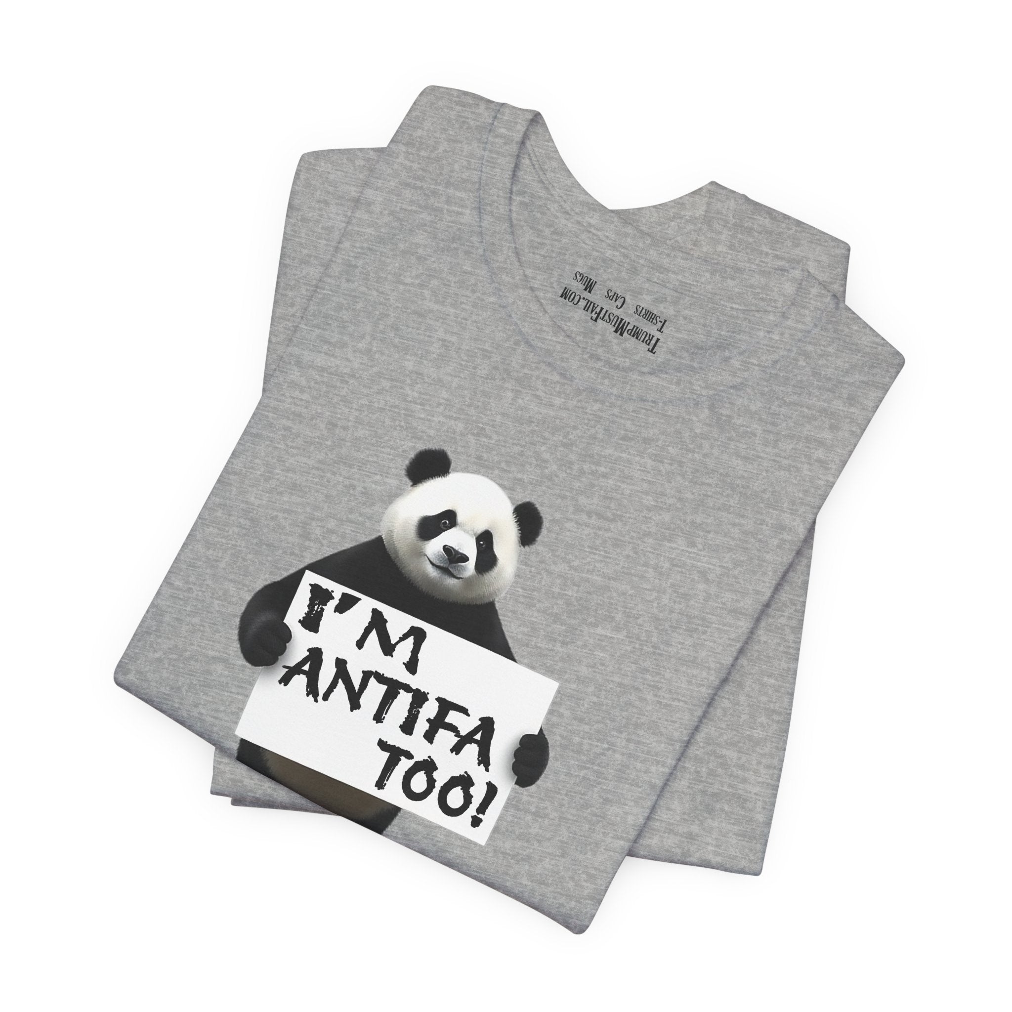 I'M ANTIFA TOO T-SHIRT/ATHLETIC HEATHER