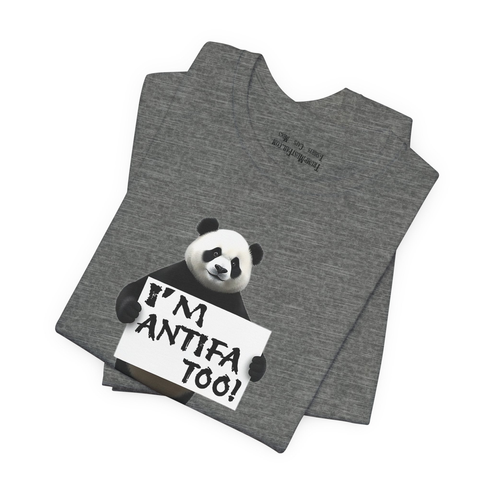 I'M ANTIFA TOO T-SHIRT/ATHLETIC HEATHER