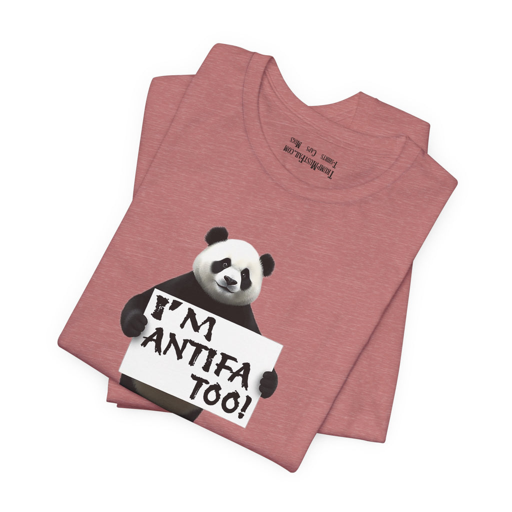 I'M ANTIFA TOO T-SHIRT/MAUVE