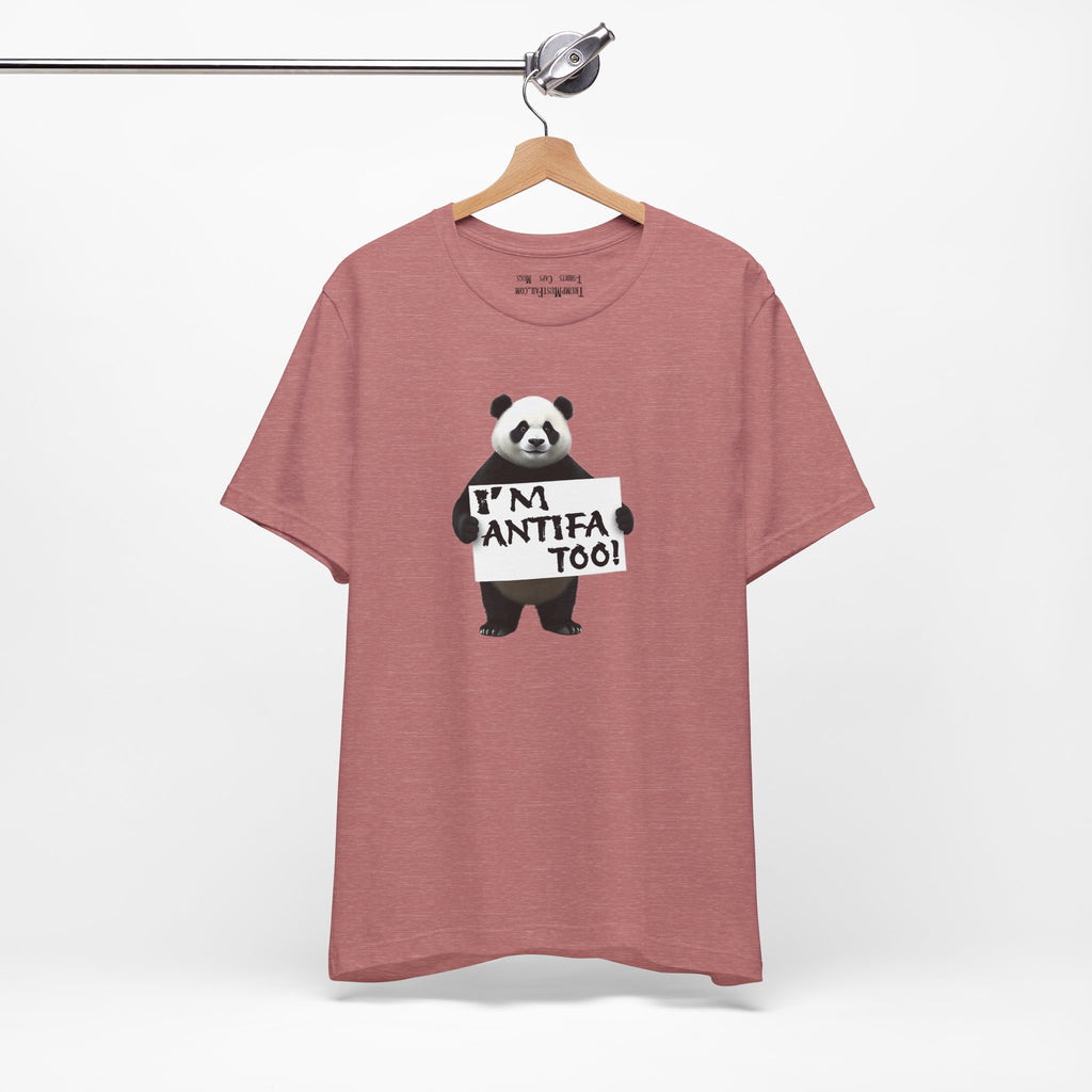 I'M ANTIFA TOO T-SHIRT/MAUVE