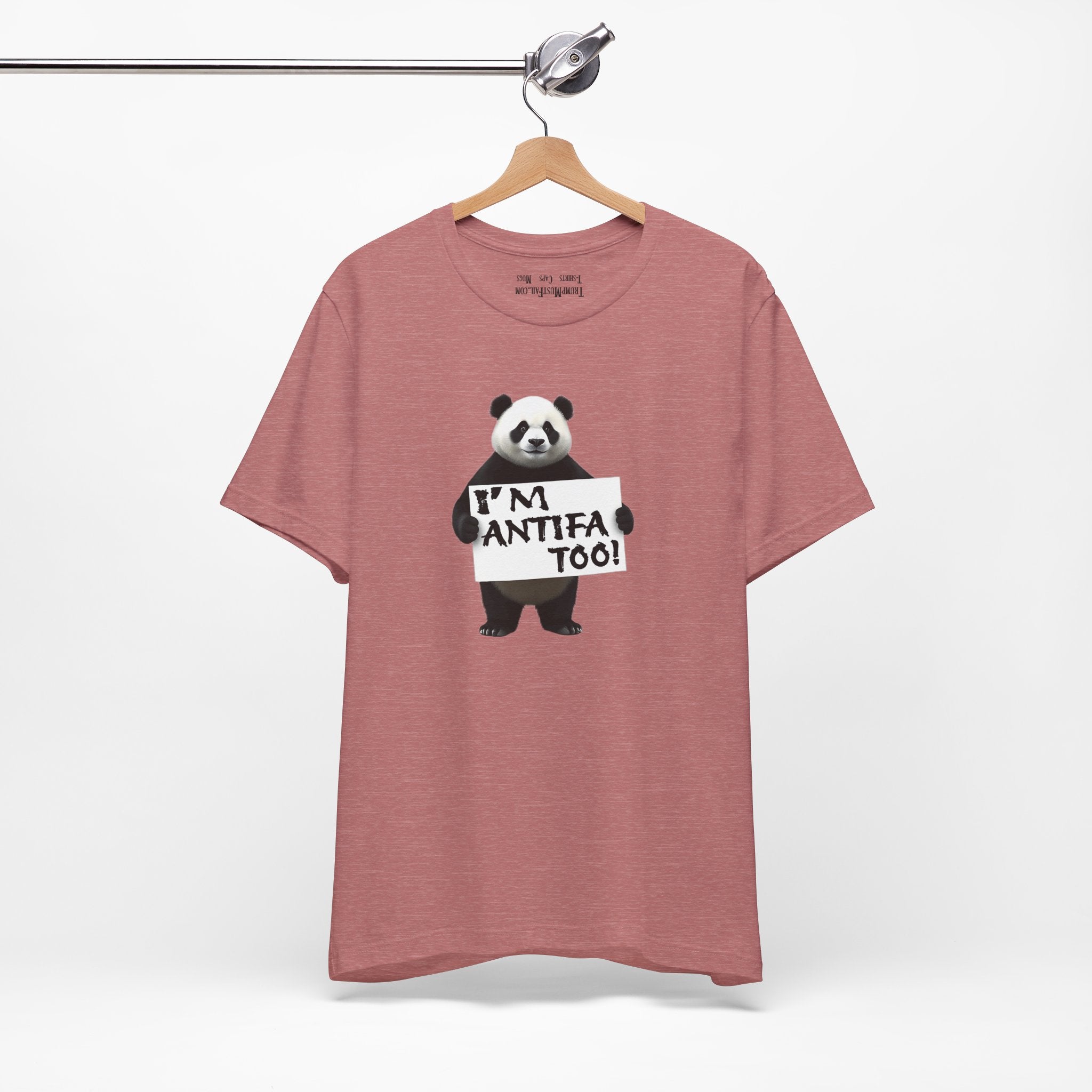 I'M ANTIFA TOO T-SHIRT/MAUVE