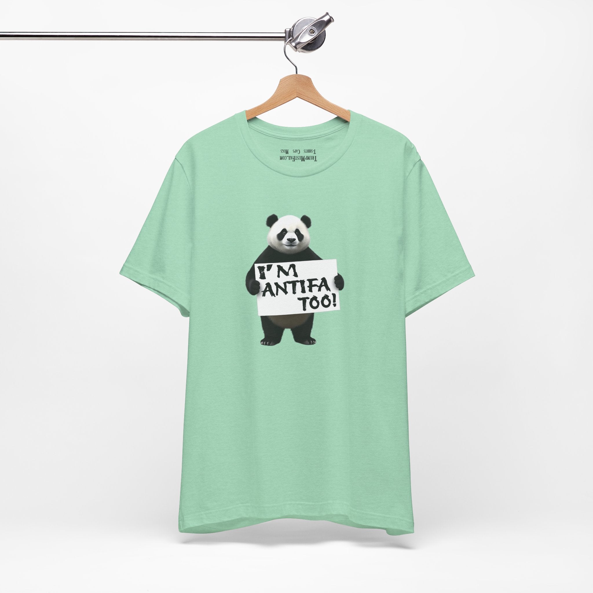 I'M ANTIFA TOO T-SHIRT/HEATHER MINT