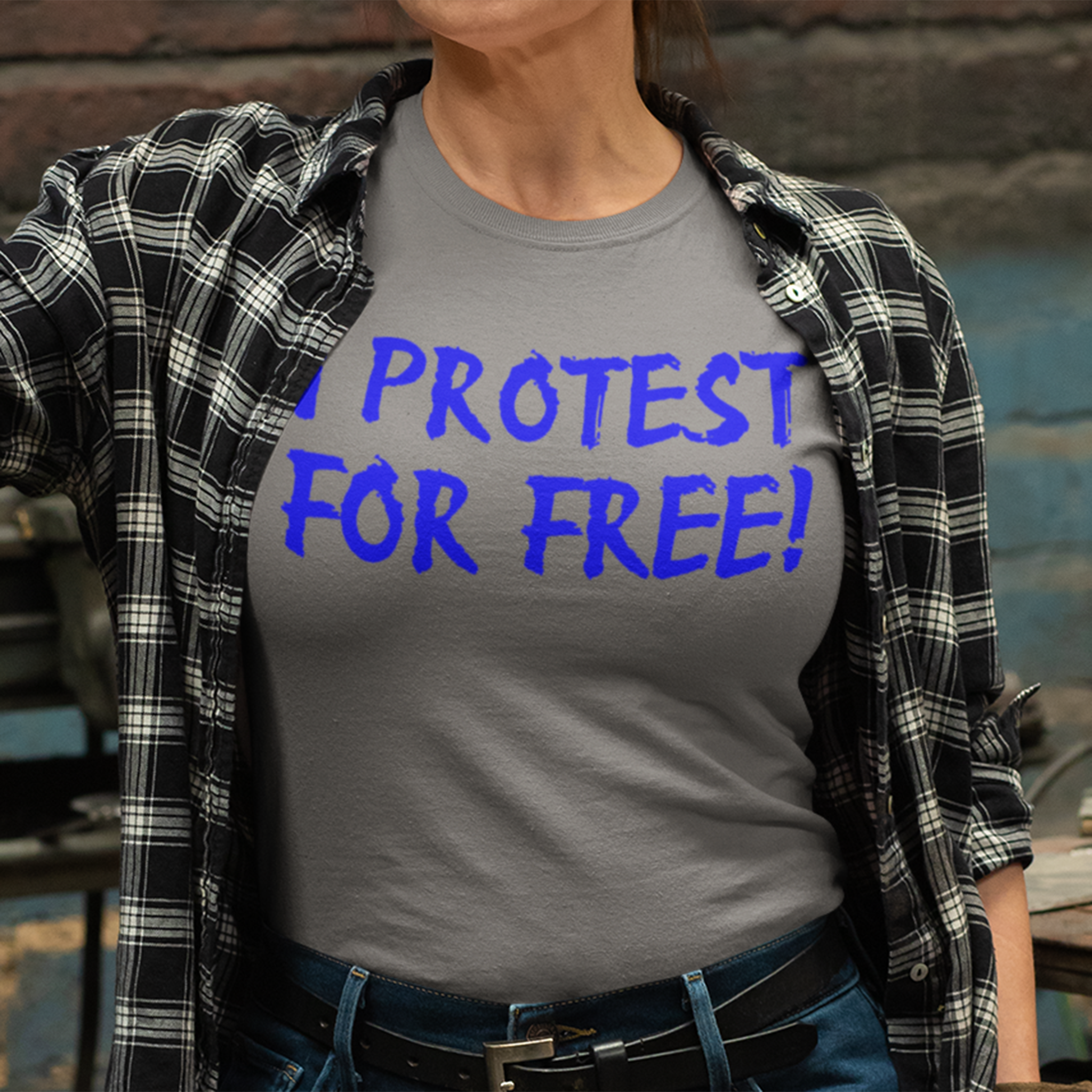 I PROTEST FOR FREE T-SHIRT/ASPHALT