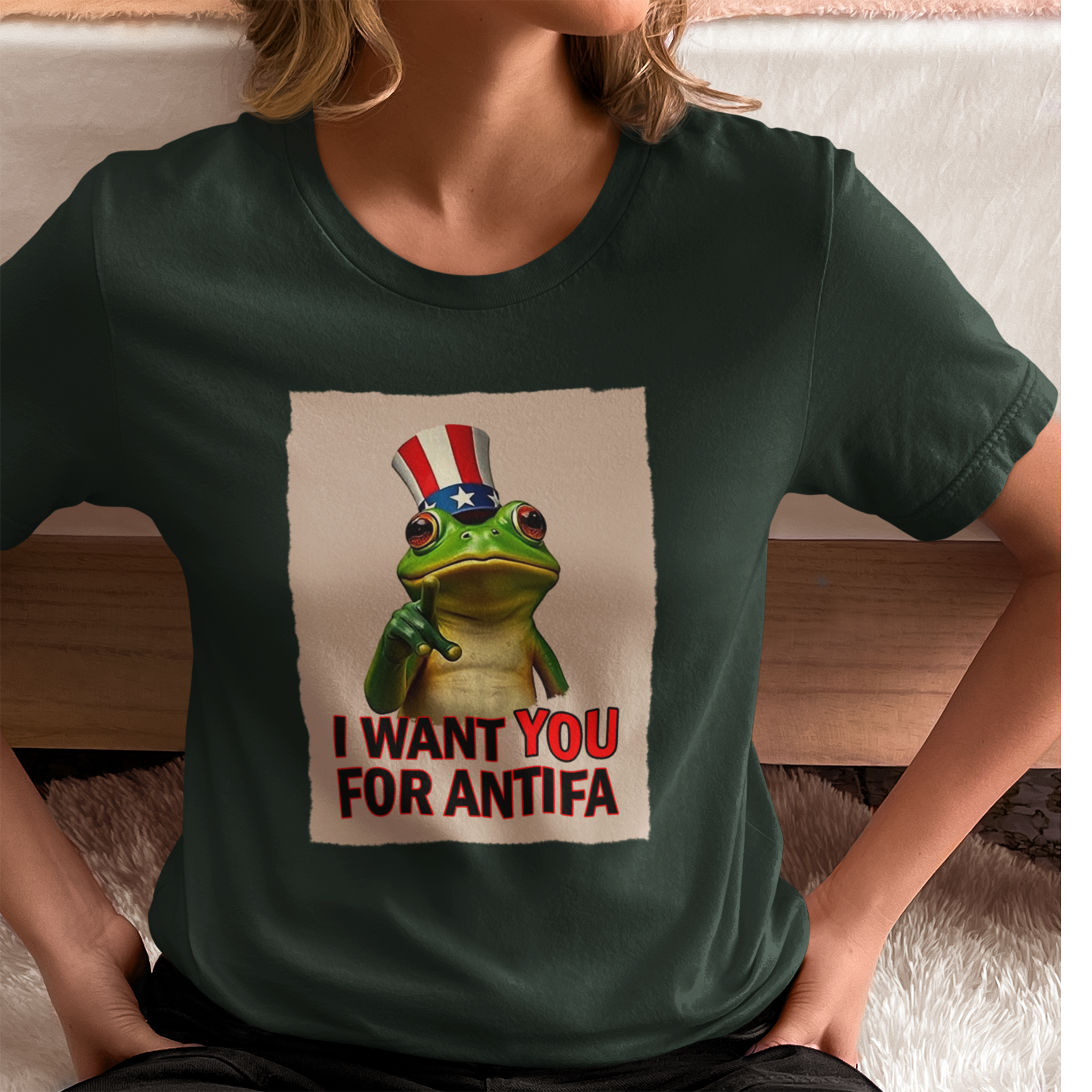 I WANT YOU T-SHIRT/FOREST