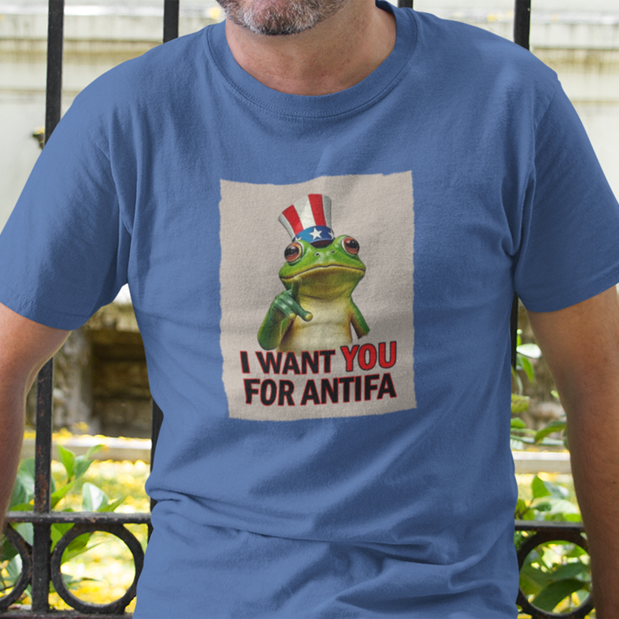 I WANT YOU T-SHIRT/TRUE ROYAL