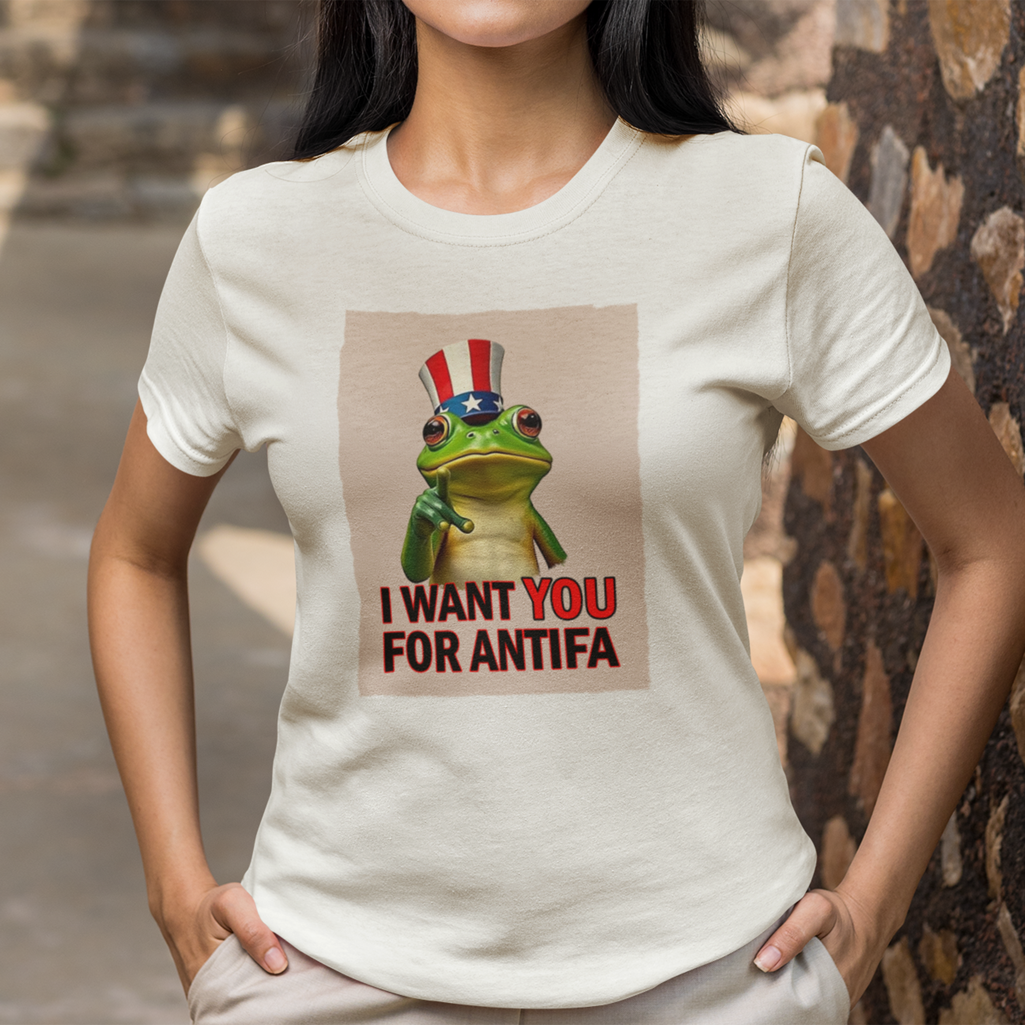 I WANT YOU T-SHIRT/WHITE