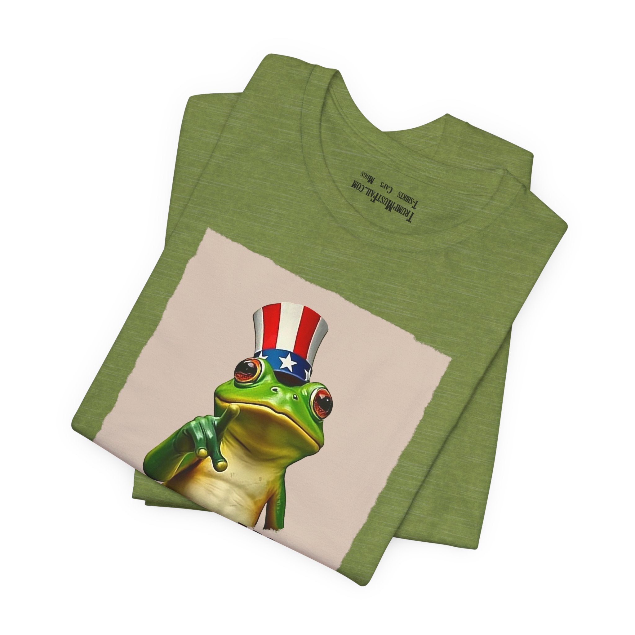 I WANT YOU T-SHIRT/HEATHER GREEN