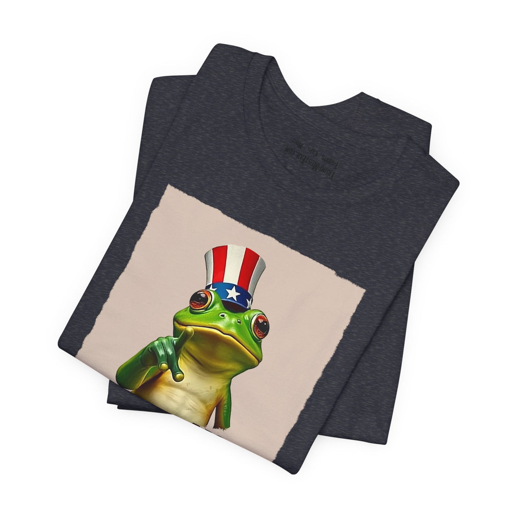 I WANT YOU T-SHIRT/HEATHER NAVY