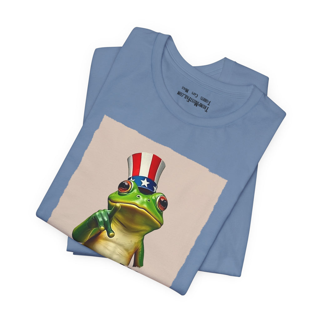 I WANT YOU T-SHIRT/STEEL BLUE