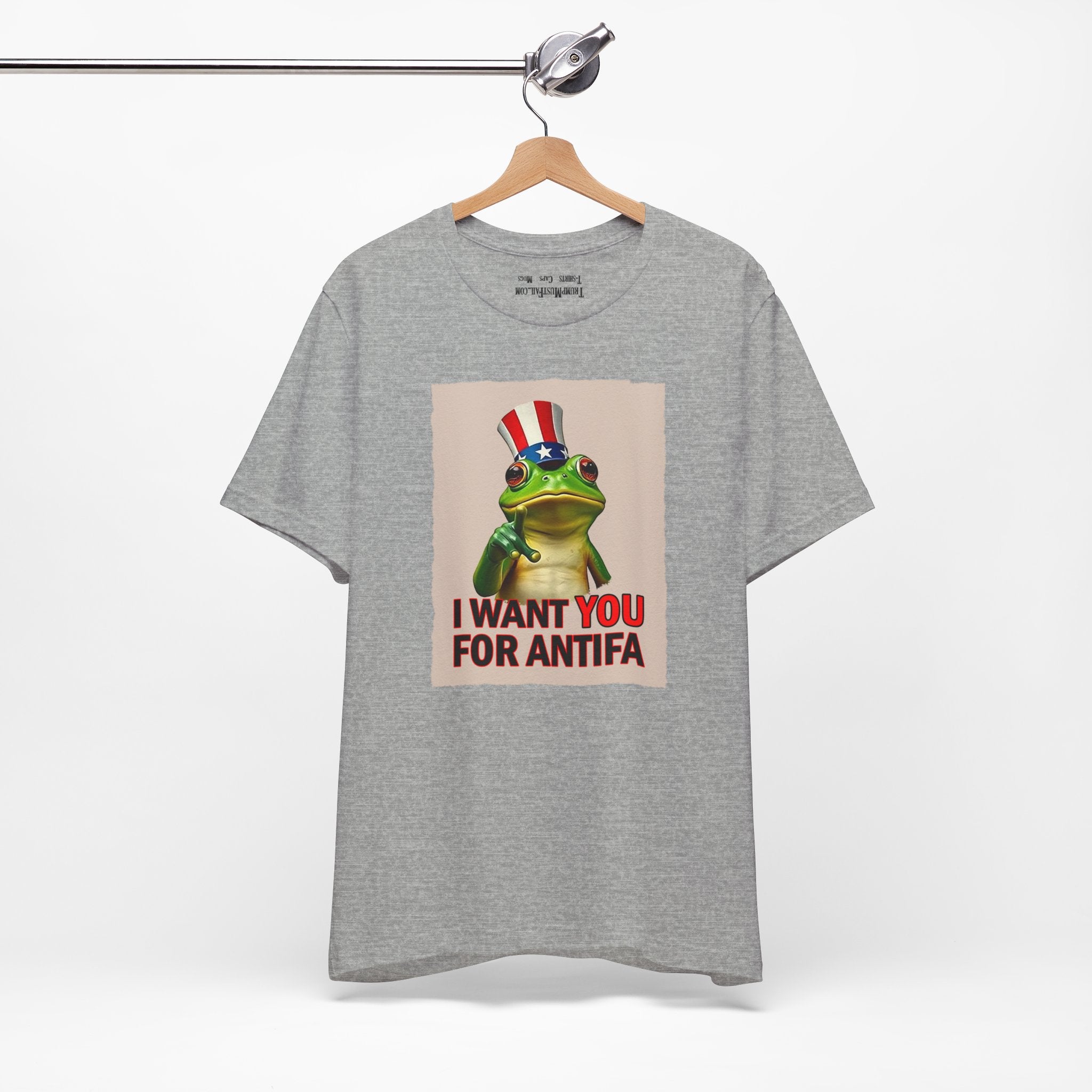 I WANT YOU T-SHIRT/ATHLETIC HEATHER