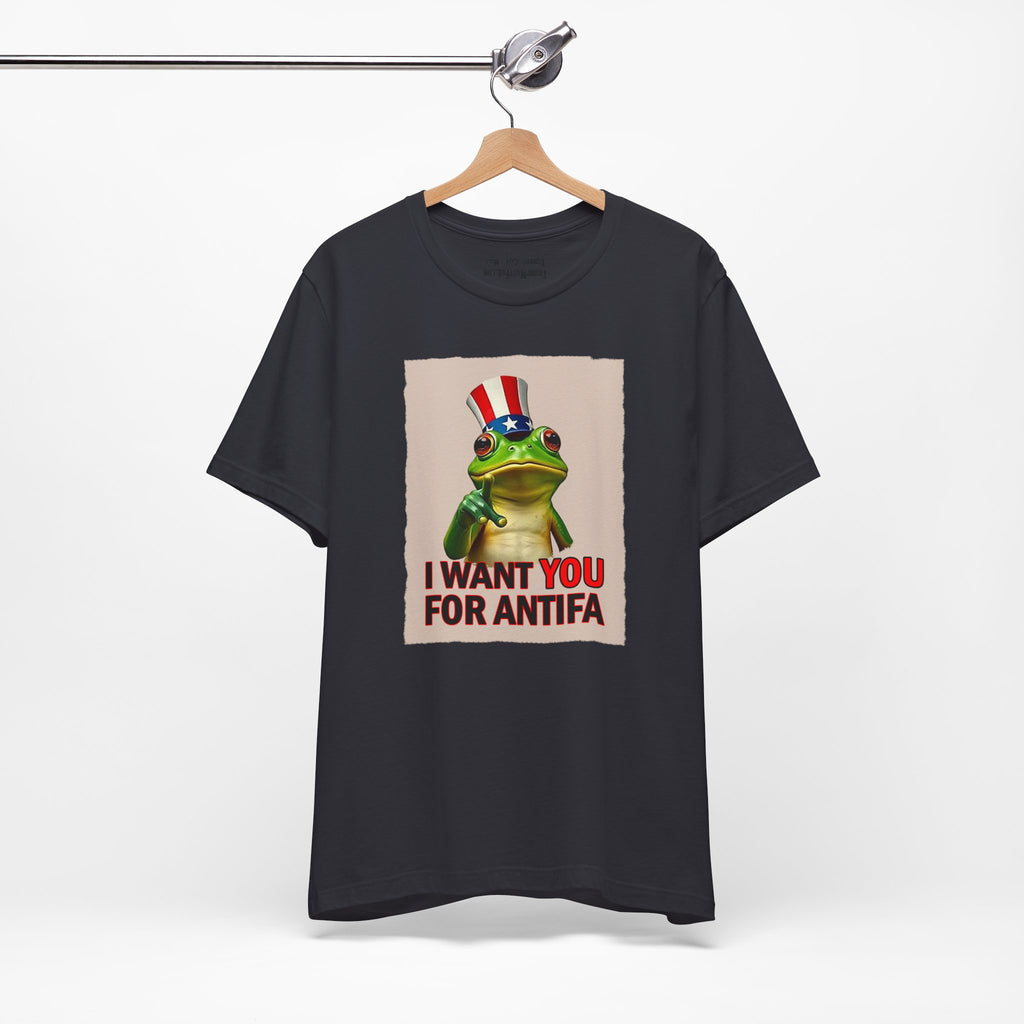 I WANT YOU T-SHIRT/DARK GREY