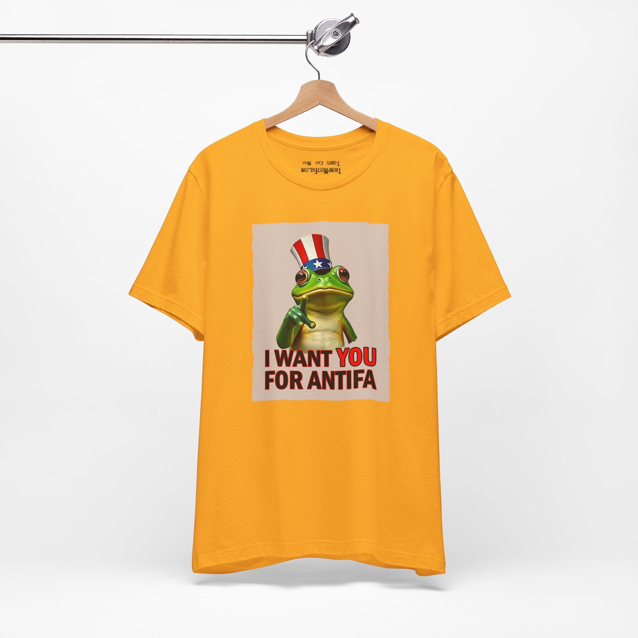 I WANT YOU T-SHIRT/GOLD