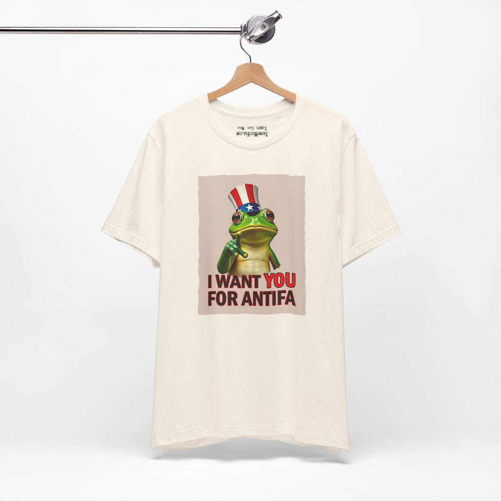 I WANT YOU T-SHIRT/NATURAL