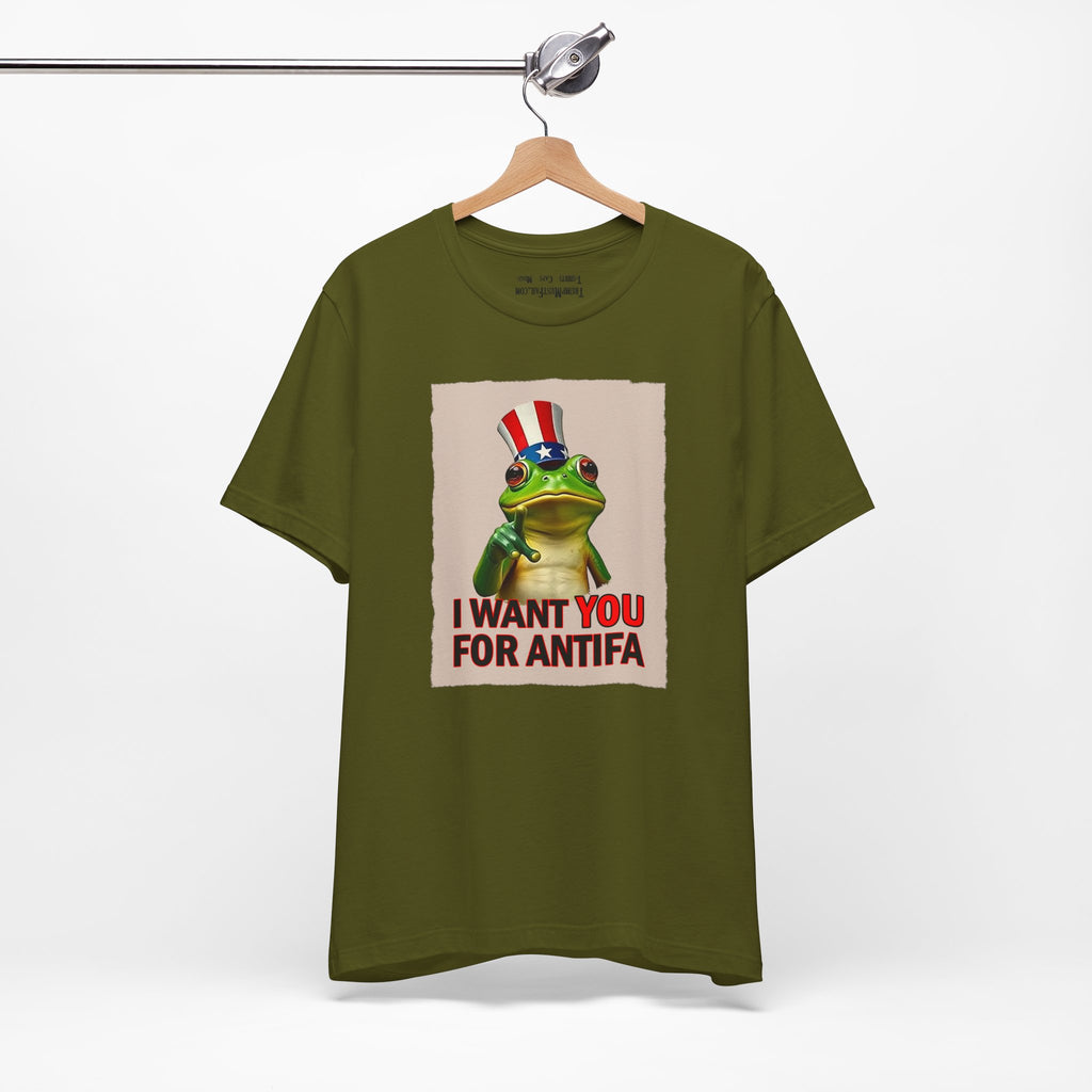 I WANT YOU T-SHIRT/OLIVE