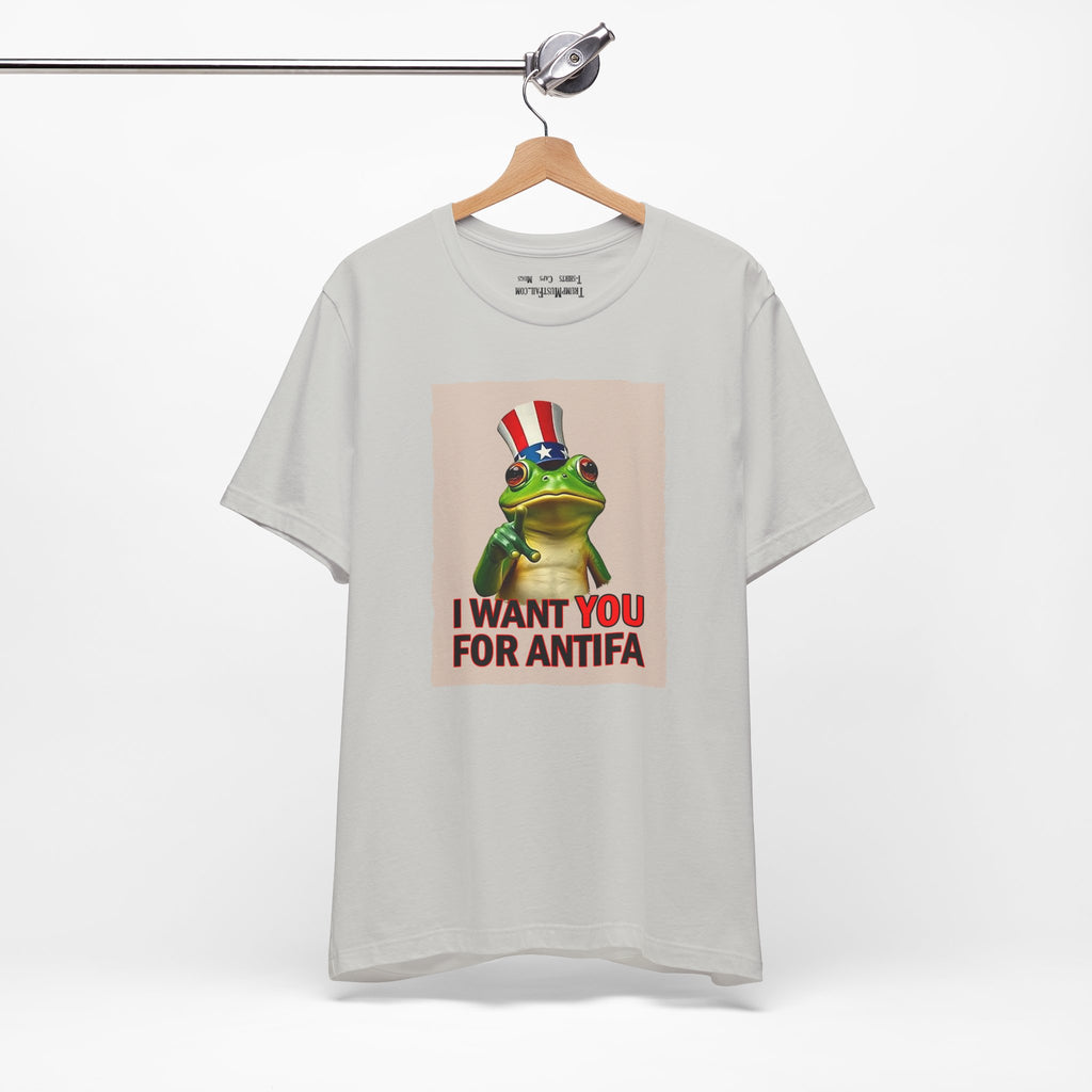 I WANT YOU T-SHIRT/SILVER