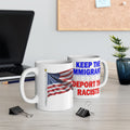 KEEP THE IMMIGRANTS CERAMIC MUG/WHITE