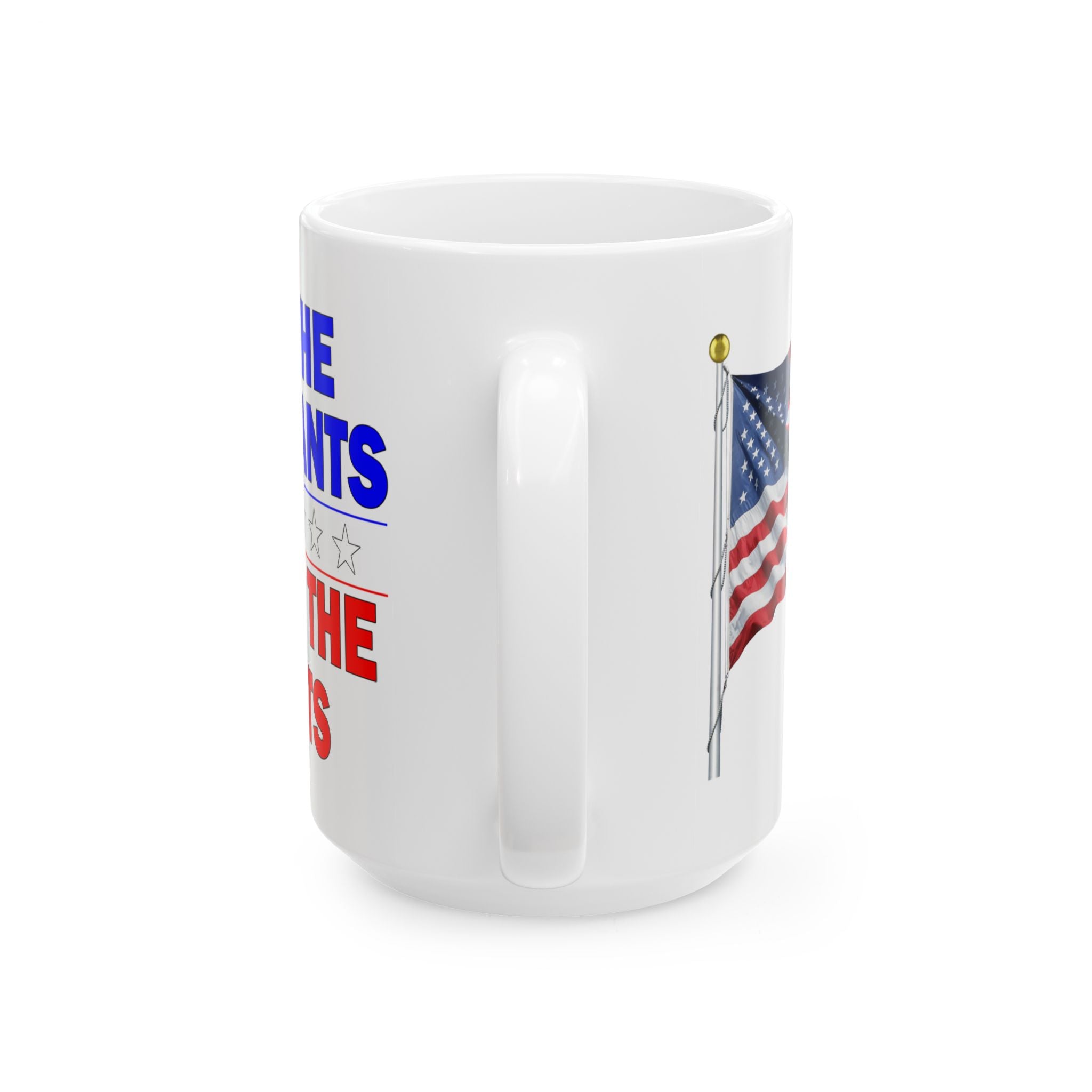KEEP THE IMMIGRANTS CERAMIC MUG/WHITE