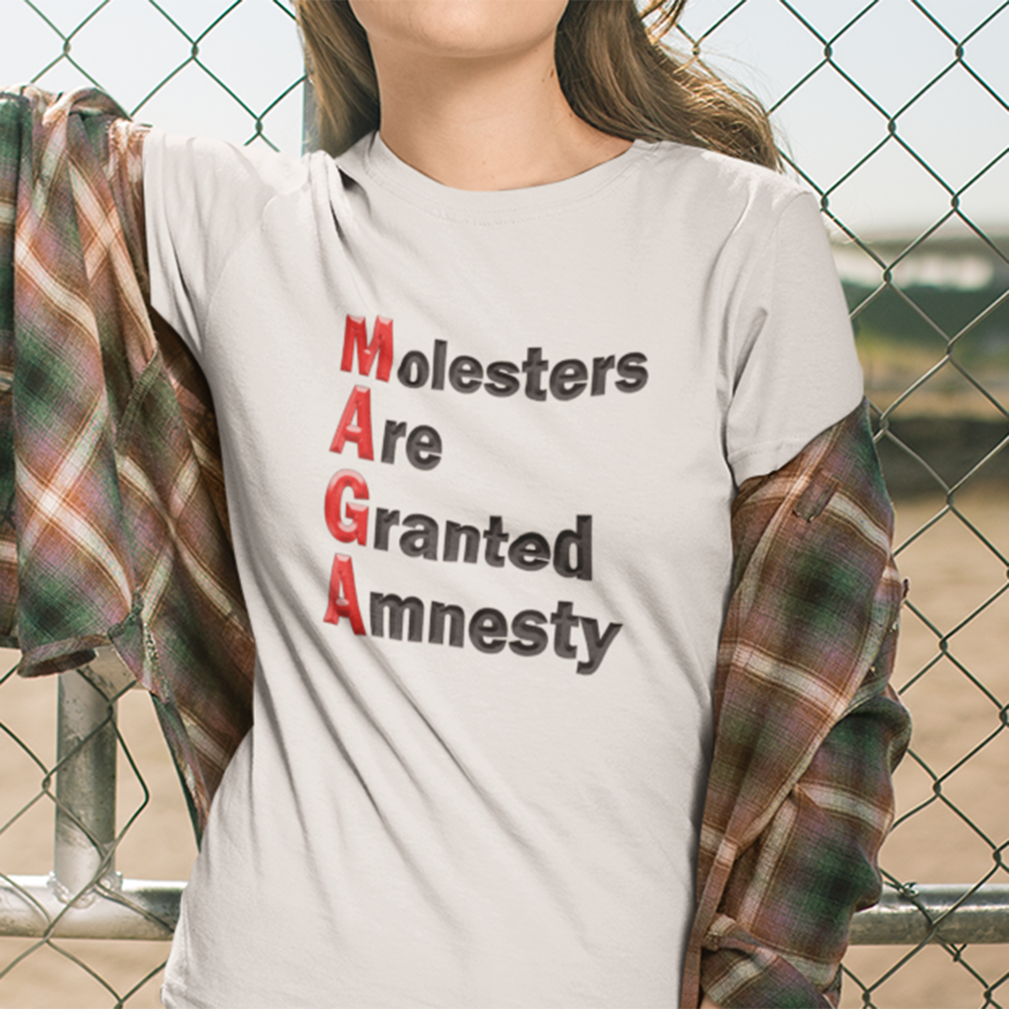 MAGA AMNESTY T-SHIRT/WHITE
